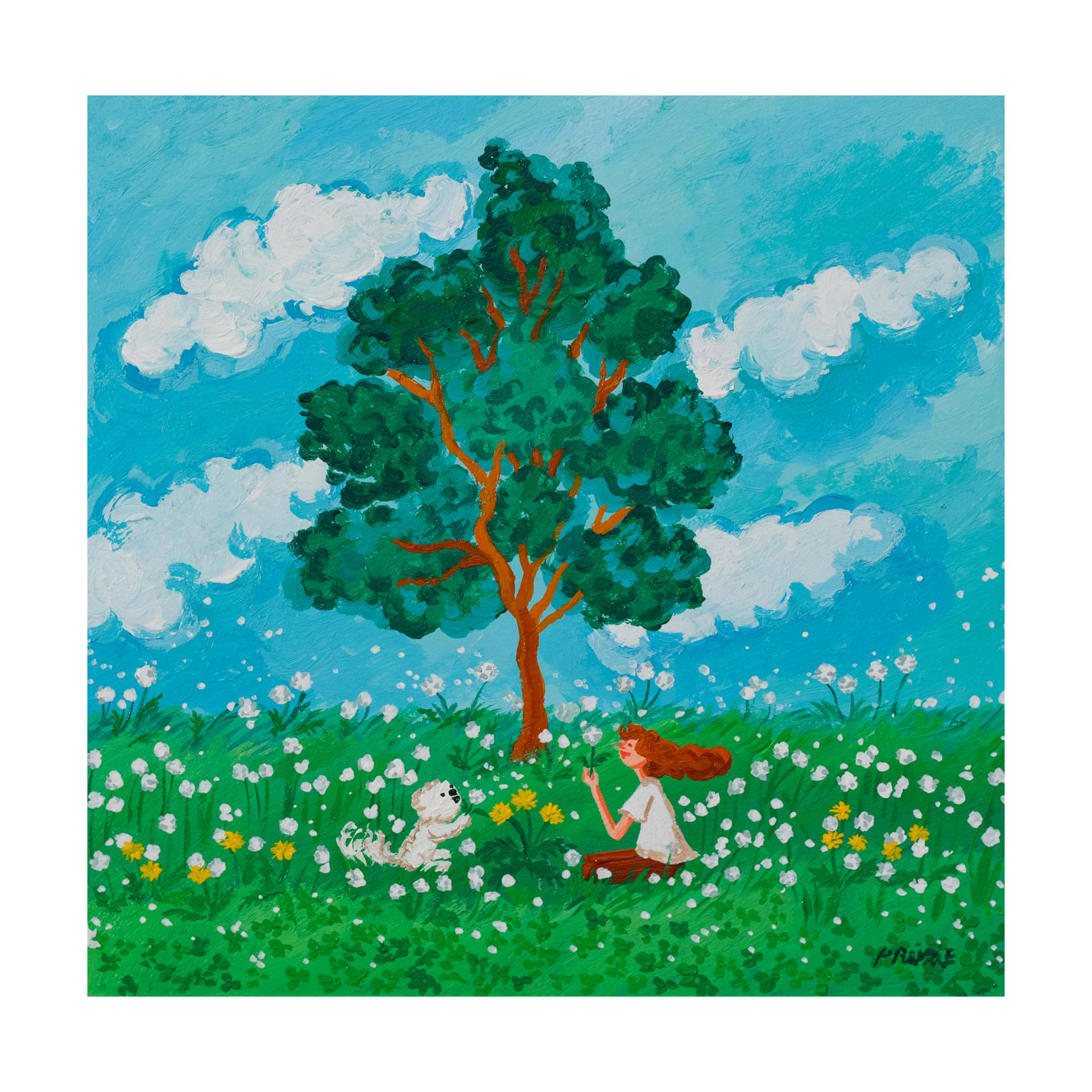 민들레 홀씨가 흩날리던 날 / Dandelions in the Breeze