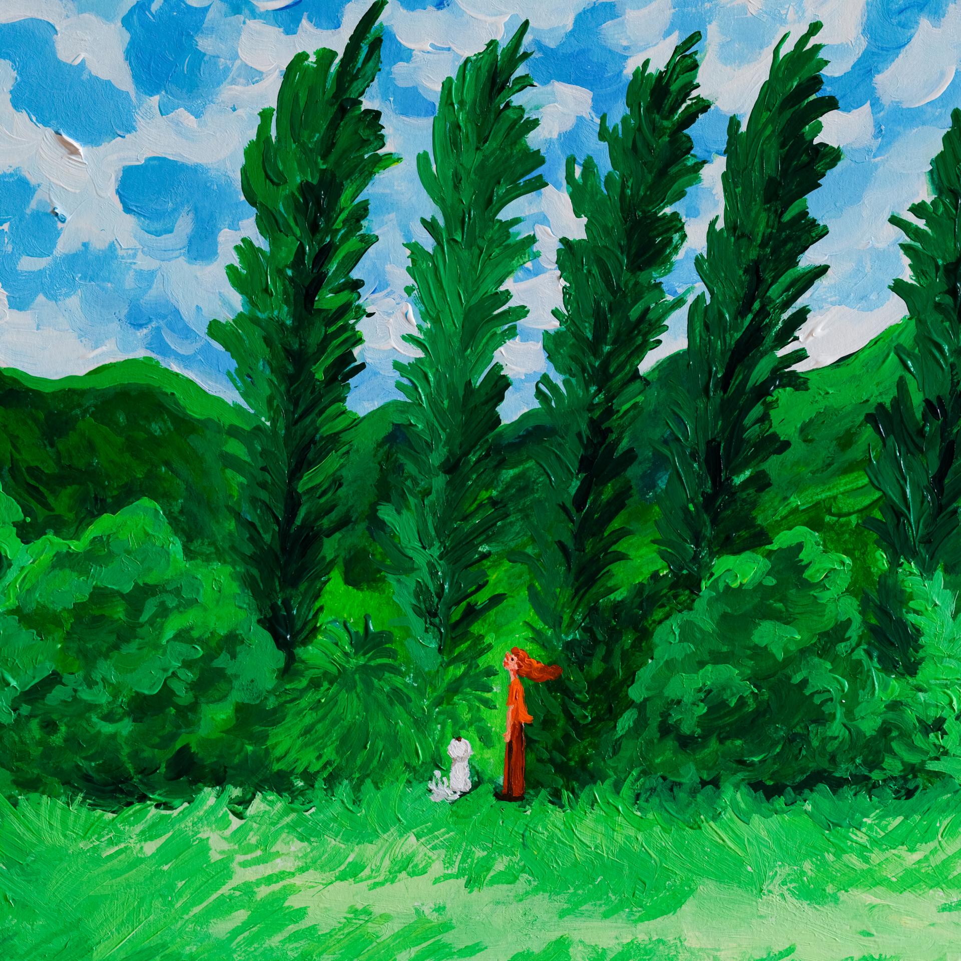 다섯 그루의 미루나무 / Five Poplars
