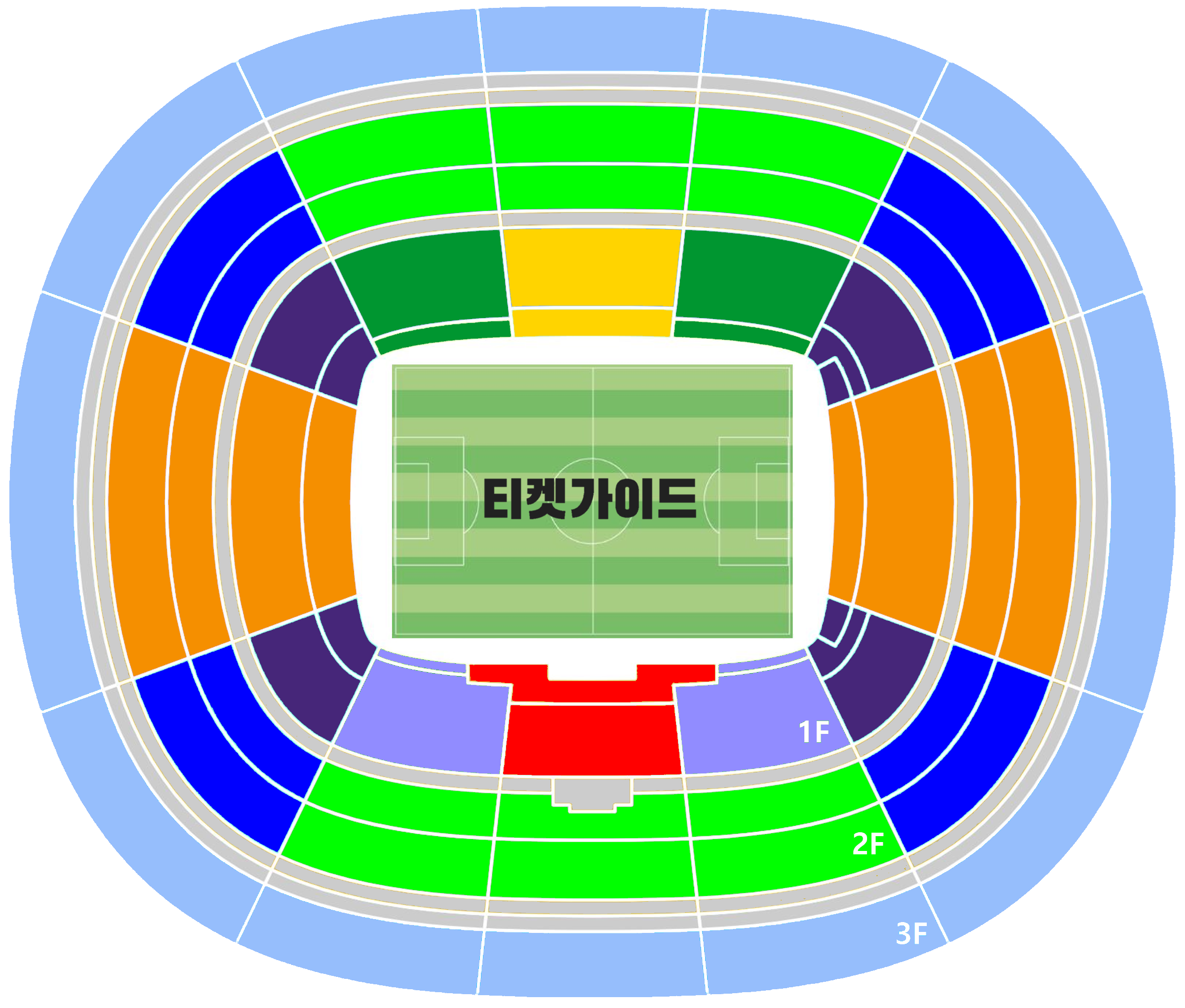 FC바르셀로나 홈경기 좌석도