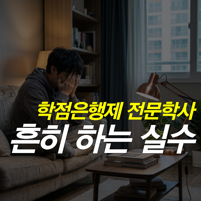 학점은행제 전문학사 독학 설계
