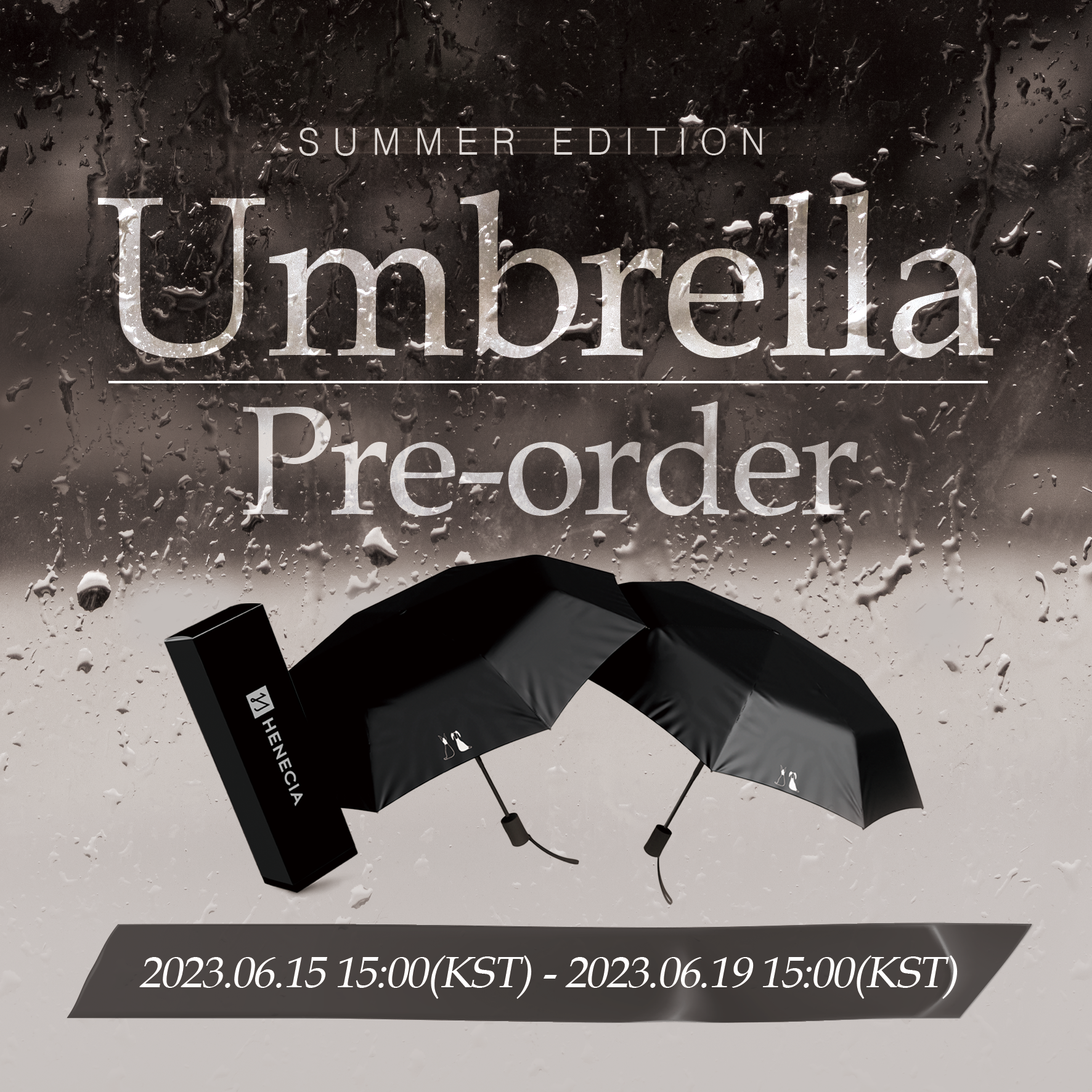 📢PRE-ORDER [SUMMER EDITION] U:ZOOSIN UMBRELLA - FOUR : KIM HYUN