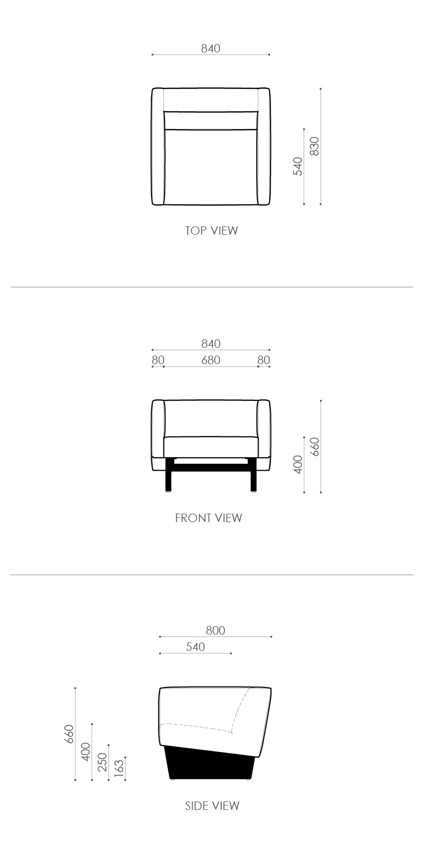 OBJ SOFA 840 (1인)