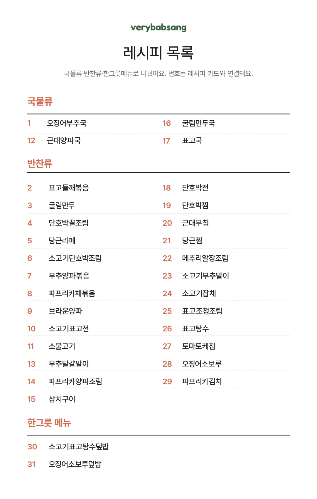 무염식 10월 1주차