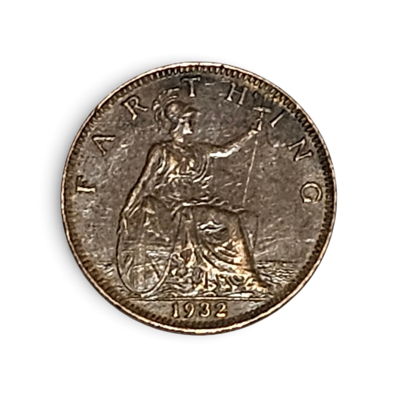 영국 1930년 조지5세 1파싱 ( 1파딩 ) 청동 구 주화