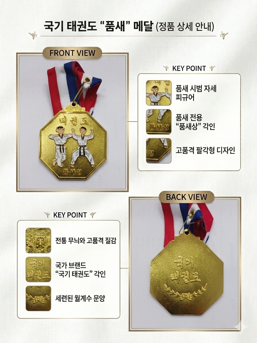 품새 메달 복제