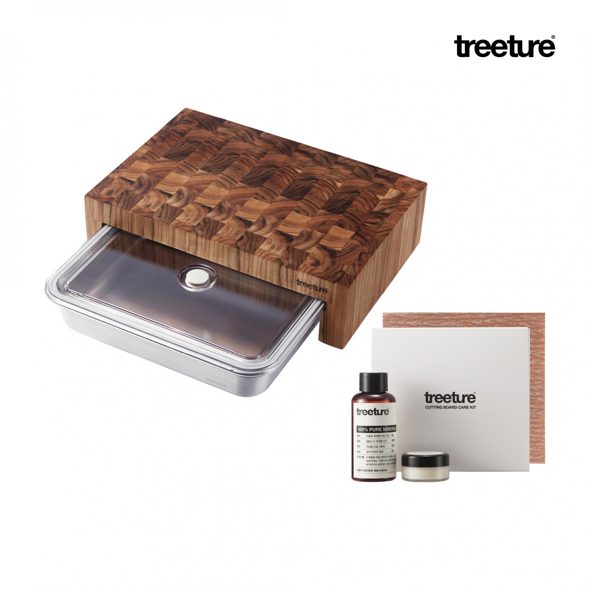 [Treeture] 트리쳐 도마 x 스틸 밧드 패키지 + 관리키트