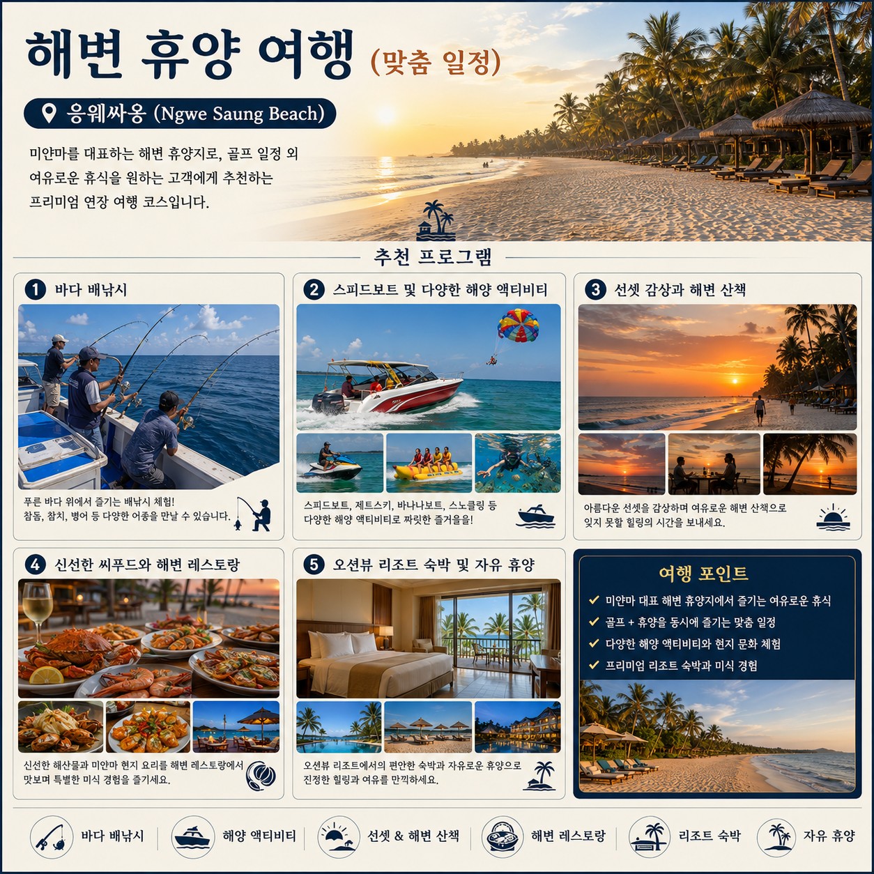 ✈️미얀마 황제 골프 대한항공