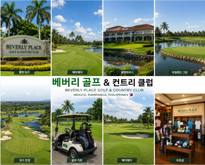 ⛳ 필리핀 베버리 골프 3박 4일 특가!