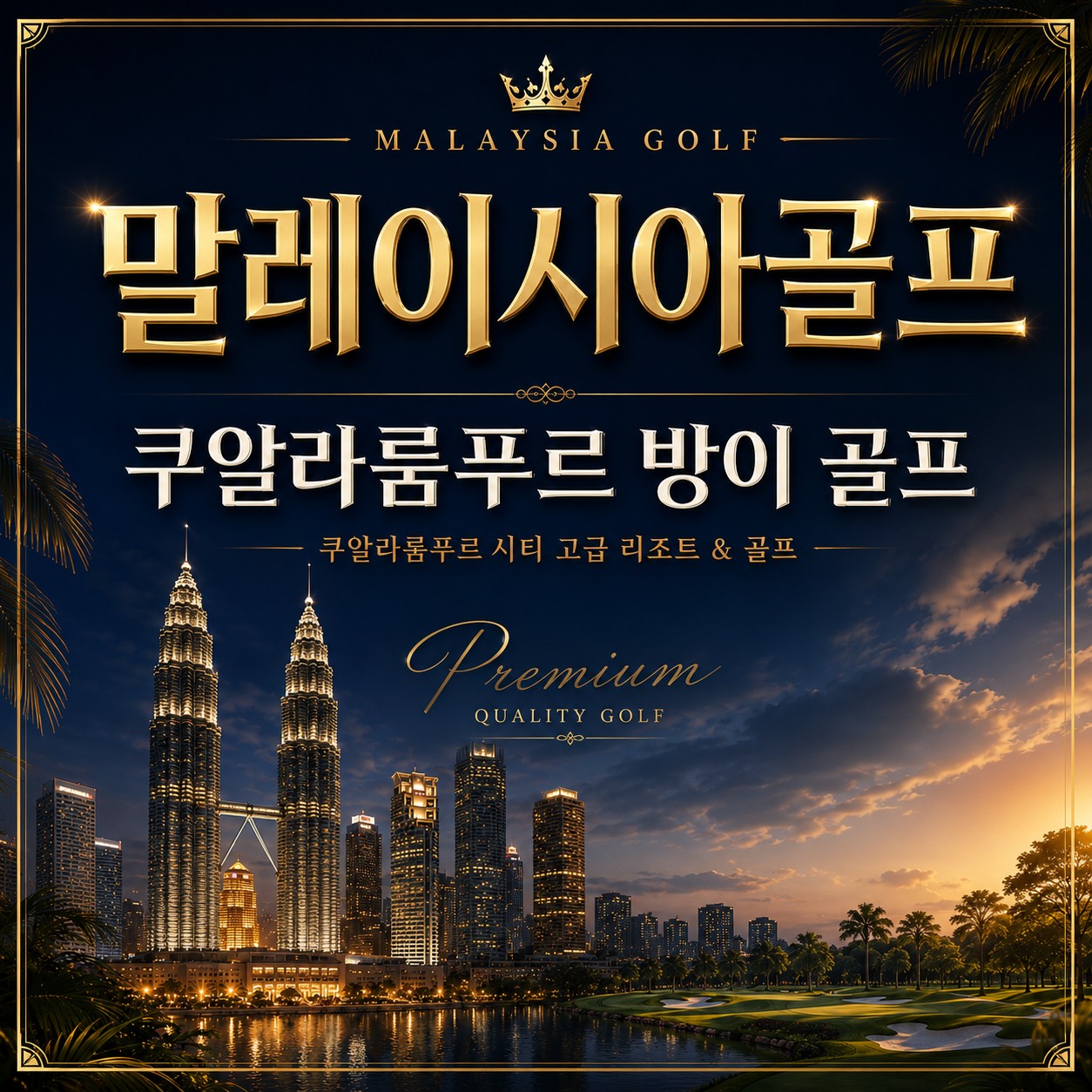 ⛳말레이시아 쿠알라룸푸르 방이 골프