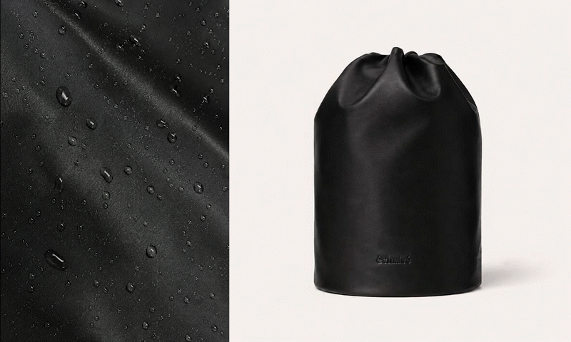 [ VITALITÉ CITY BAG | BLACK ] 리사이클 나일론 백팩