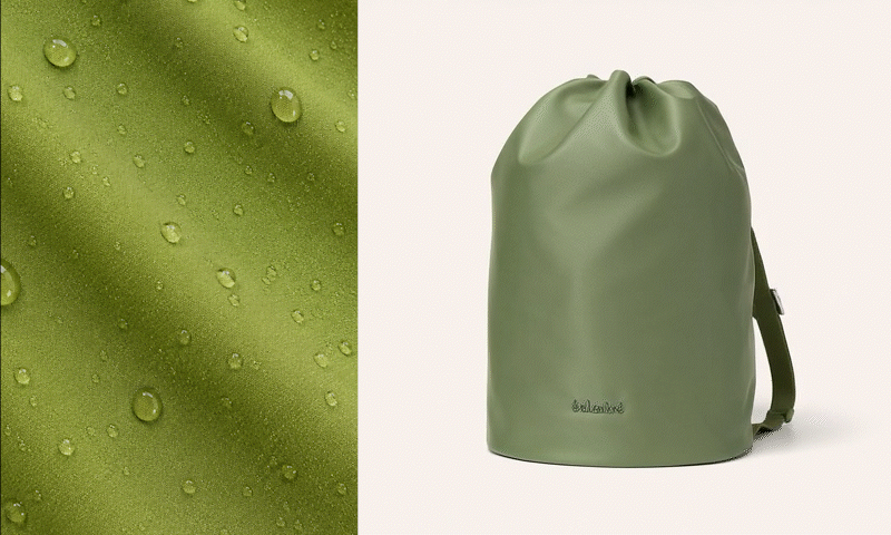 [ VITALITÉ CITY BAG | KHAKI ] 리사이클 나일론 백팩
