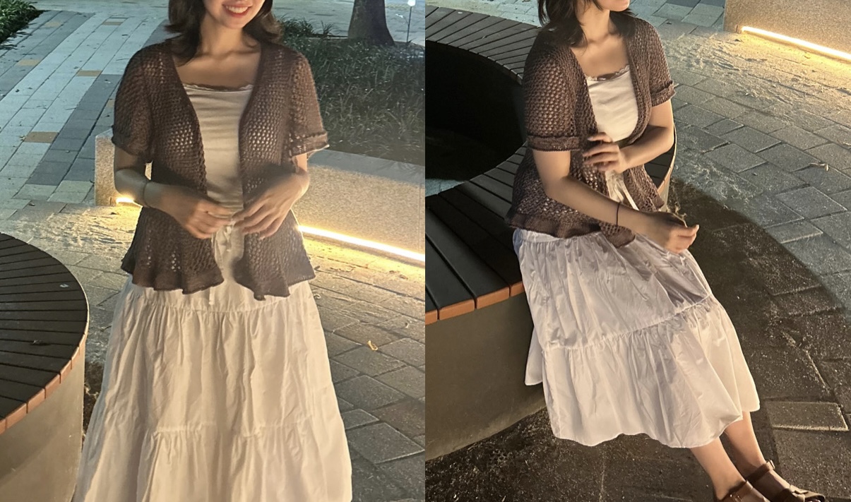 썸머쉬머 블라우스