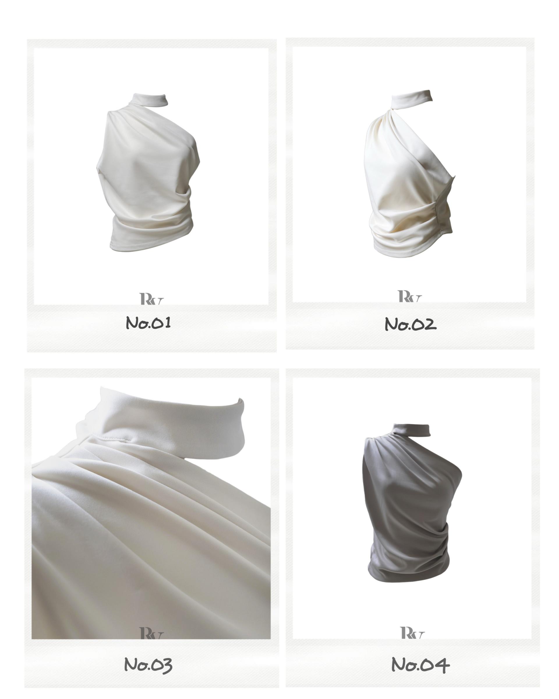 Halo drape top (3colors)