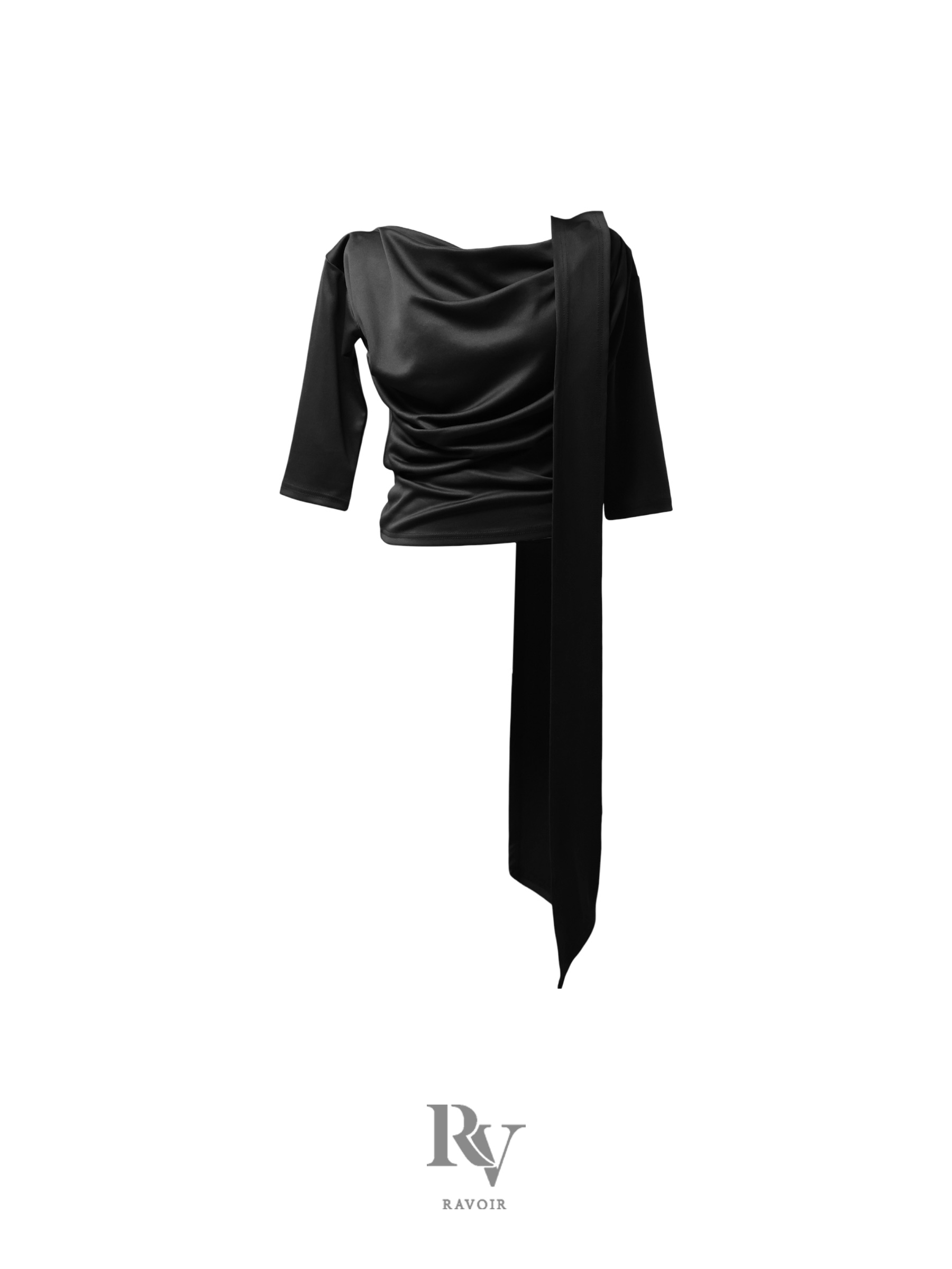 Poise scarf top (5colors)