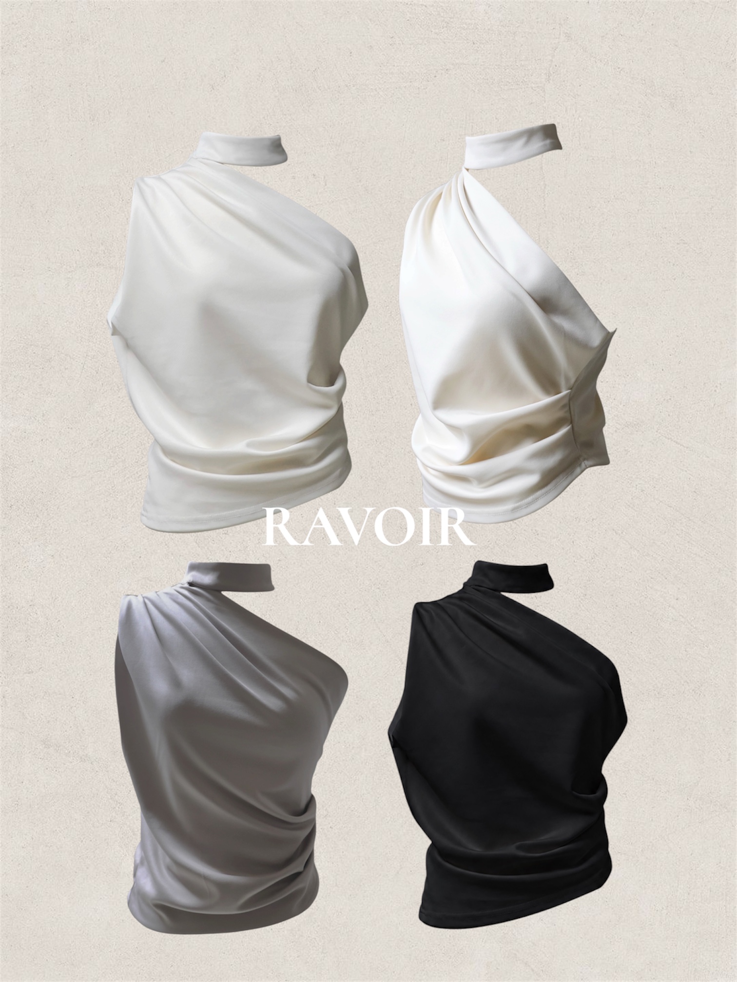 Halo drape top (3colors)