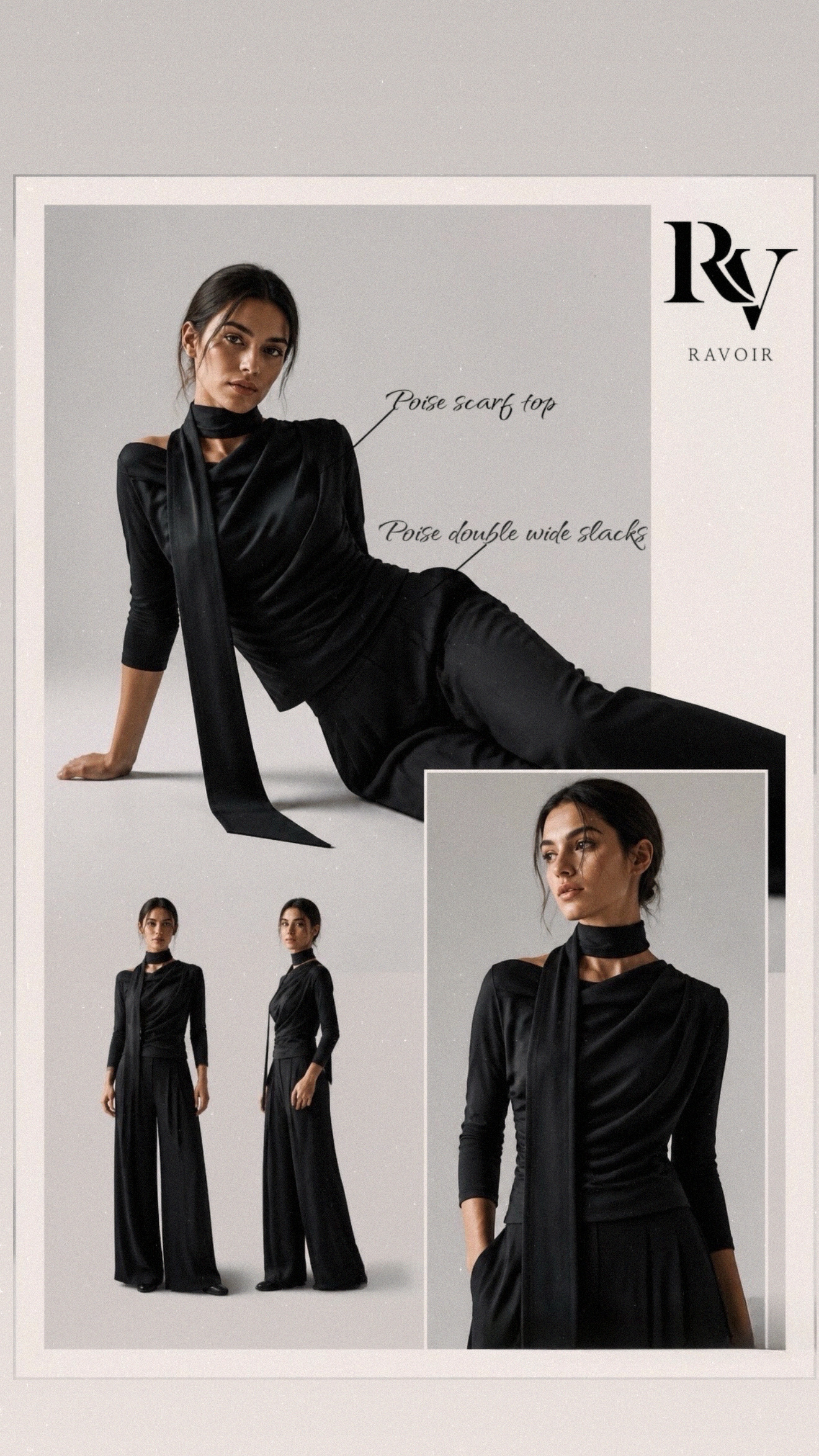 Poise double wide slacks (2colors)