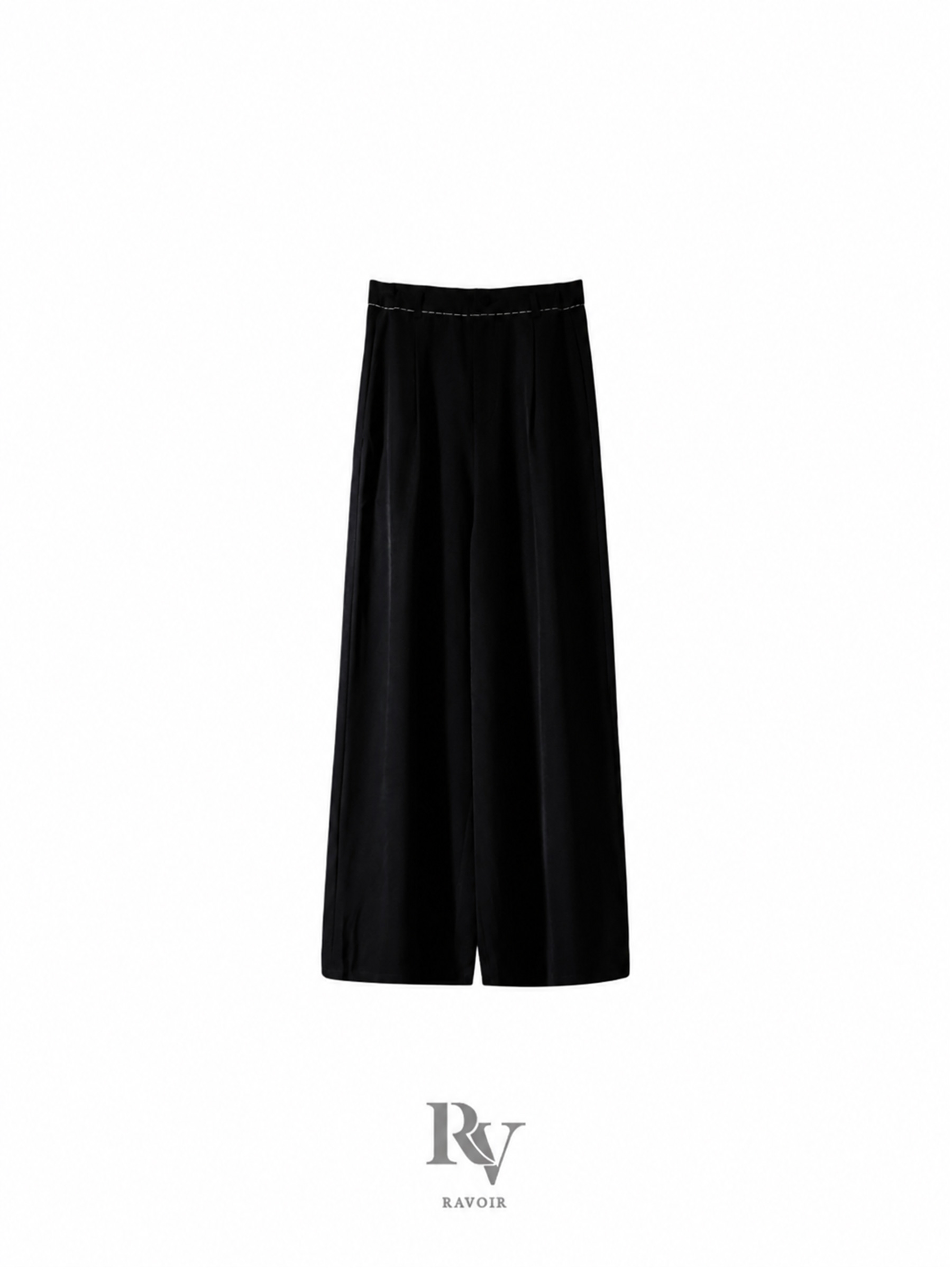 Trace stitch slacks (2colors)