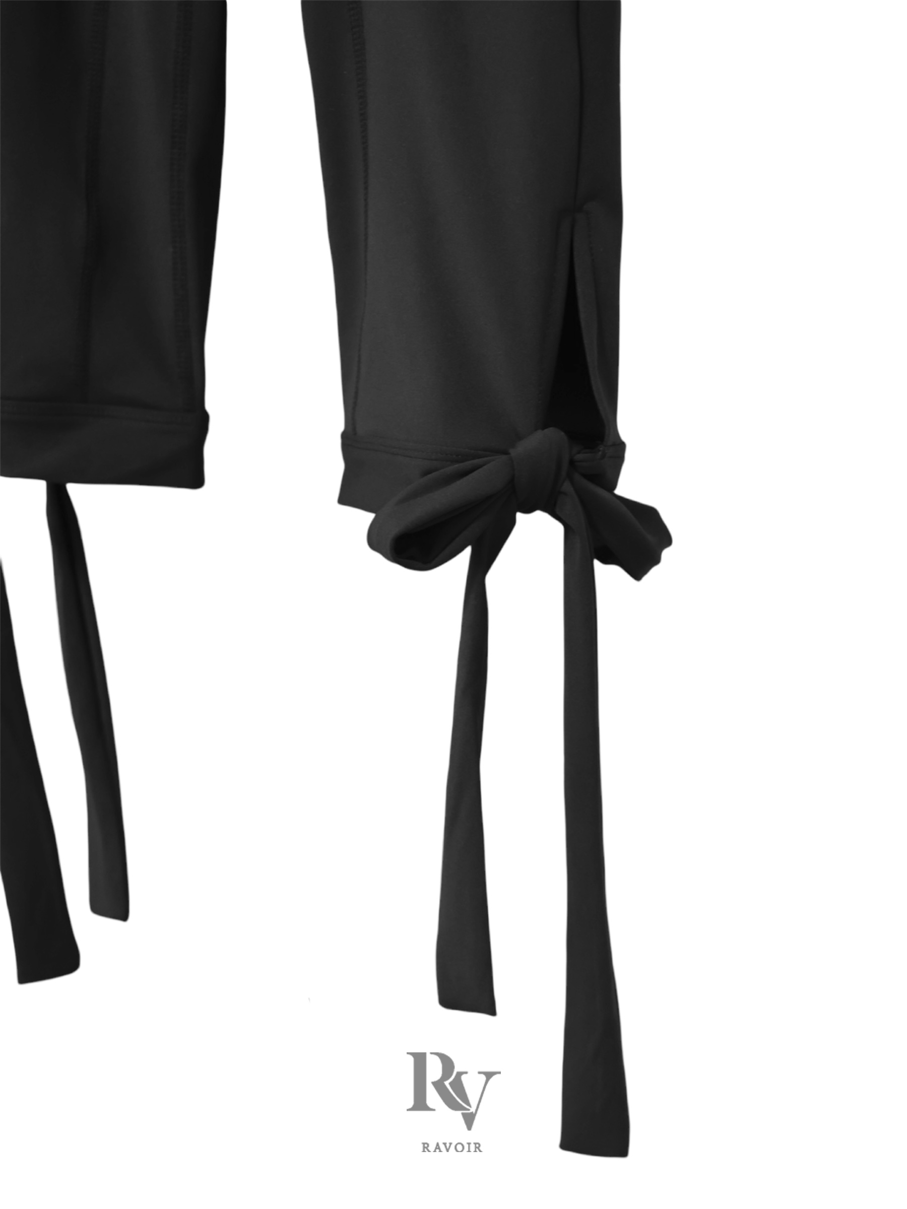 Tie biker leggings