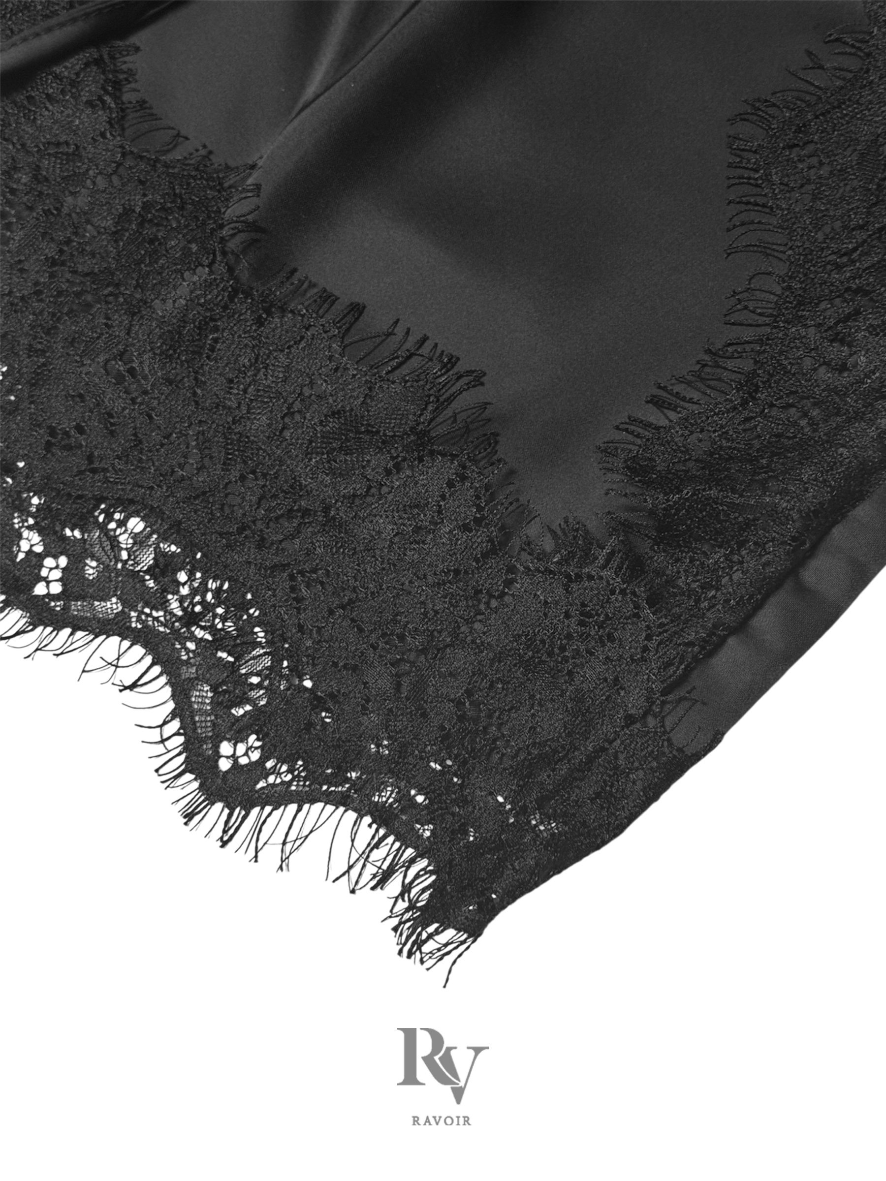 Satin lace shorts (3colors)