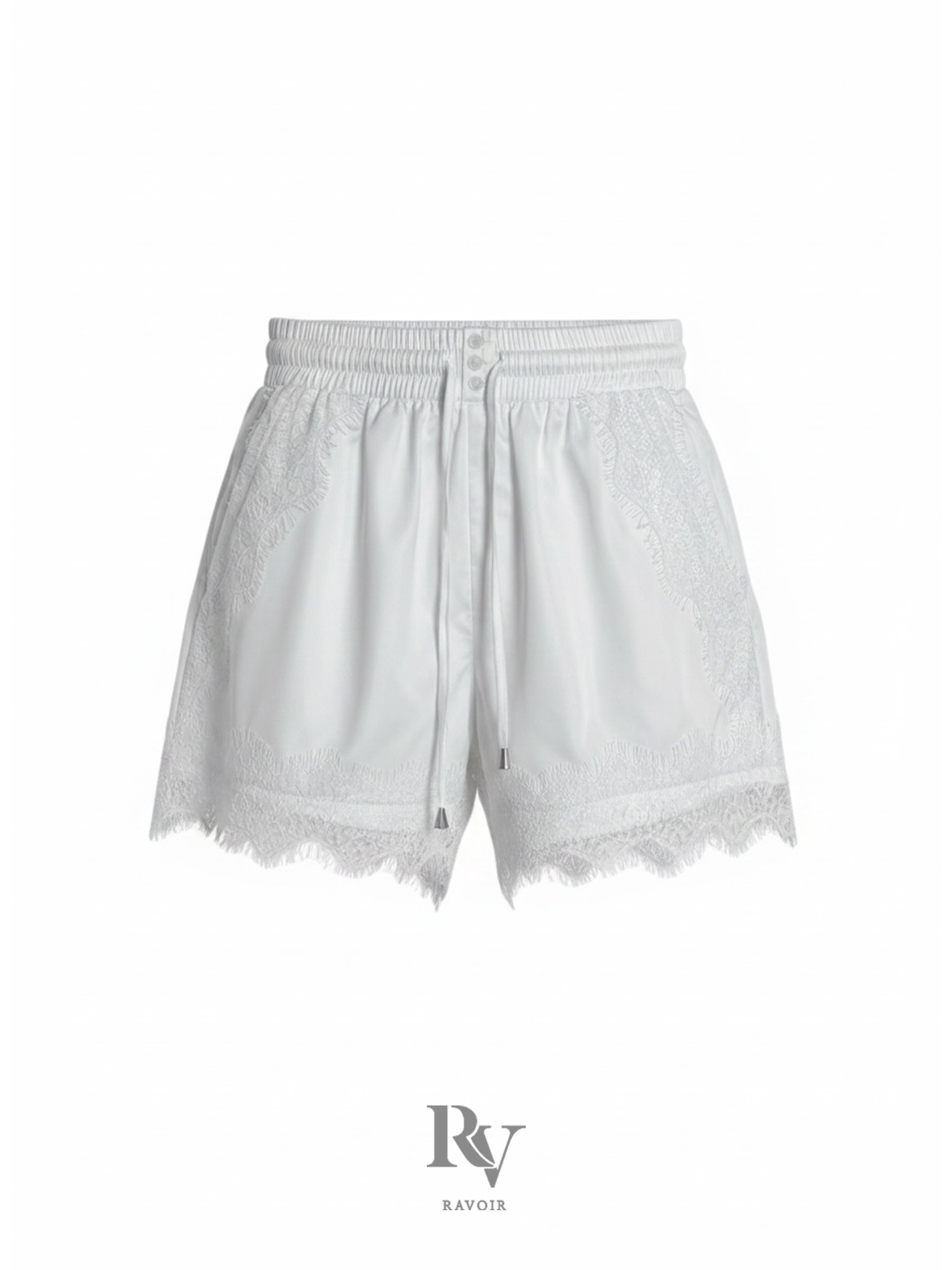 Satin lace shorts (3colors)