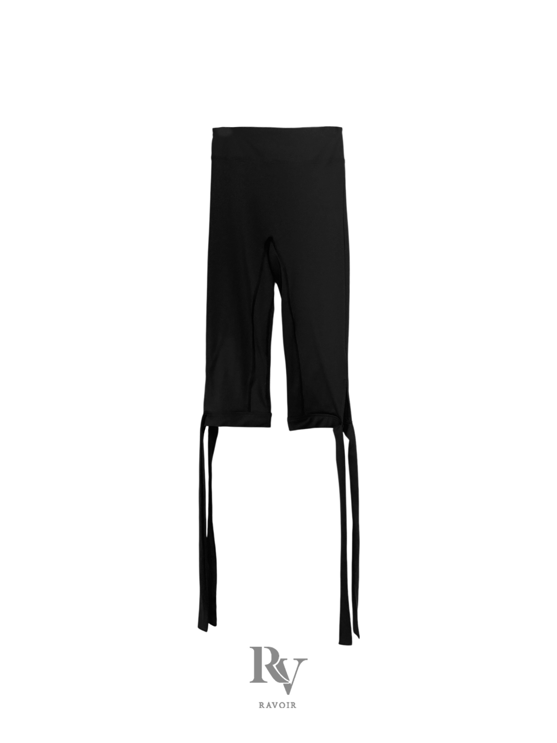 Tie biker leggings