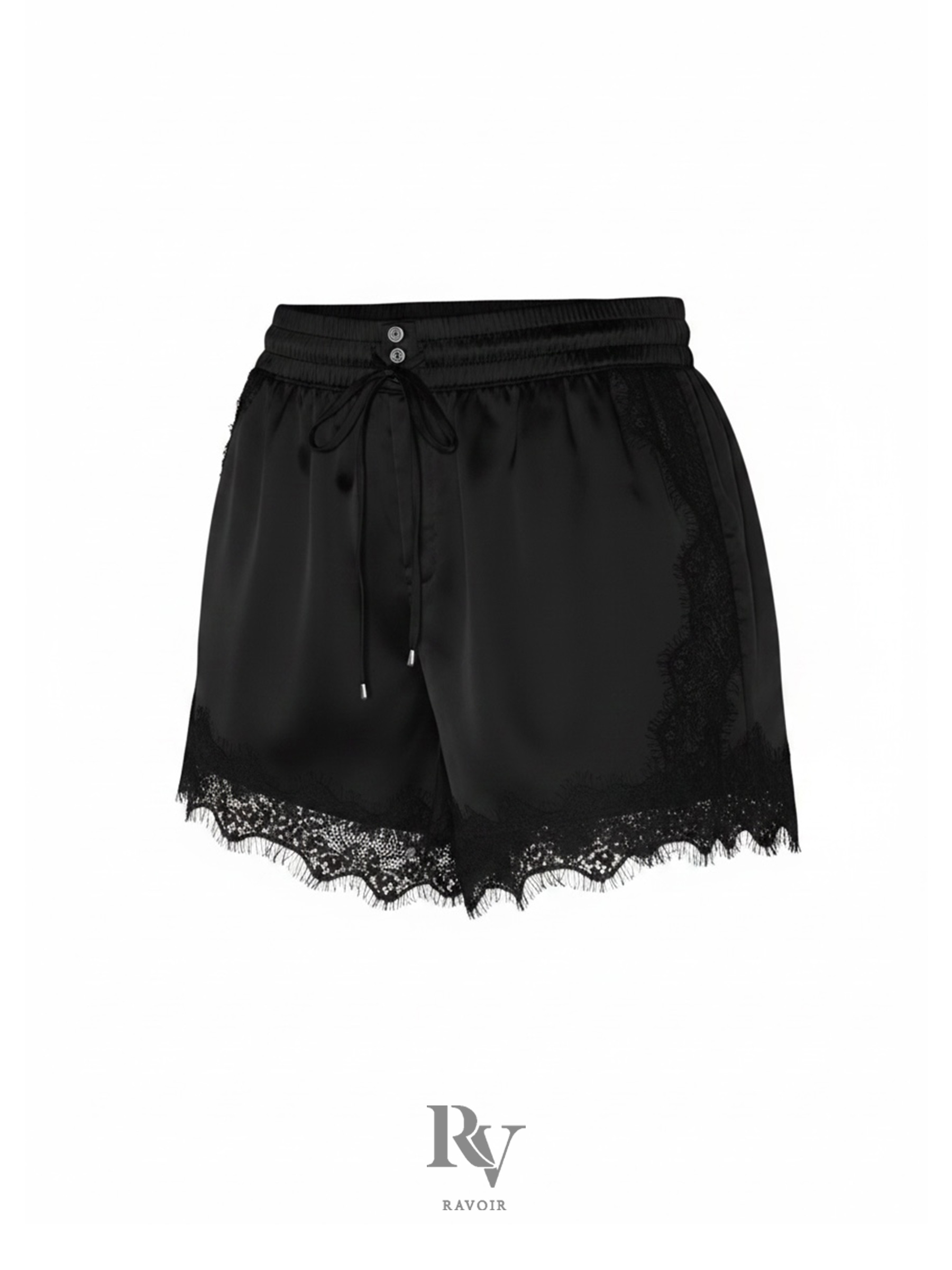 Satin lace shorts (3colors)