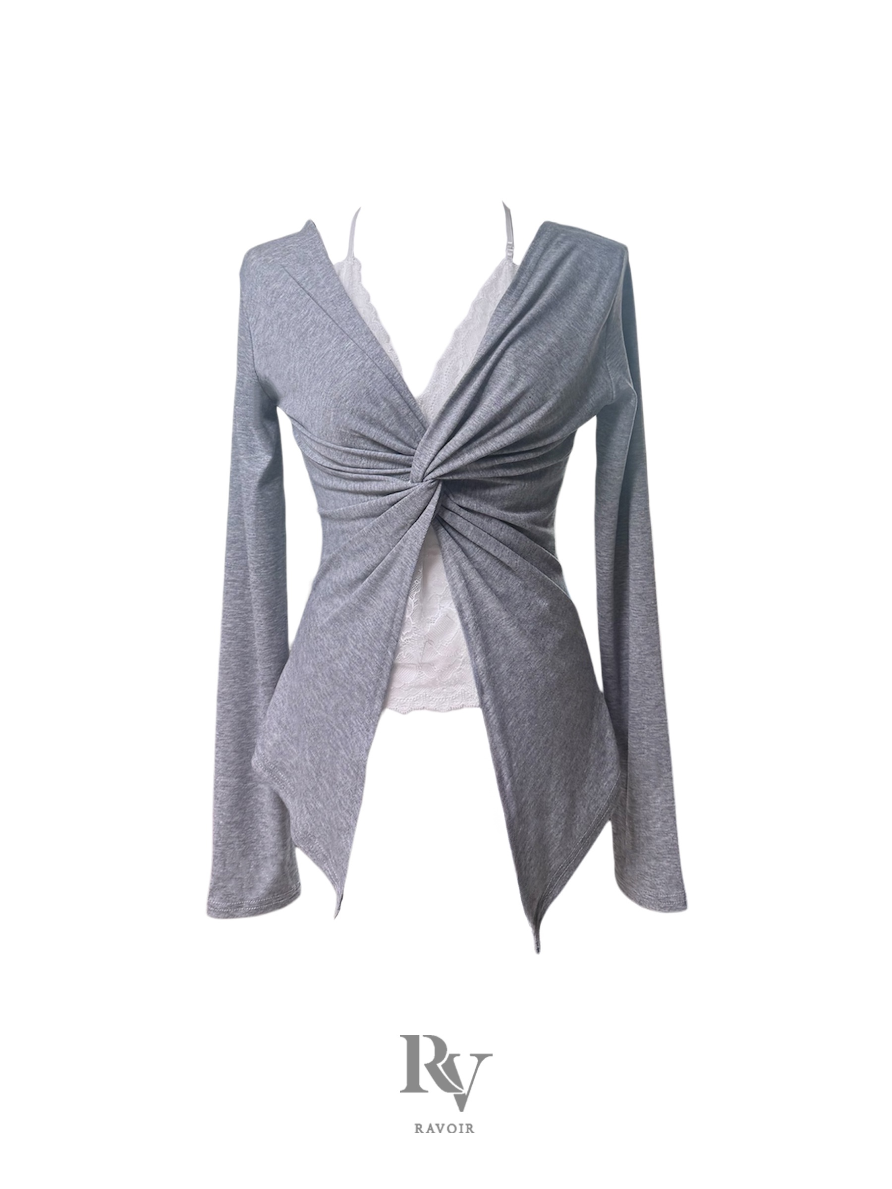 Twist layered top (4colors)