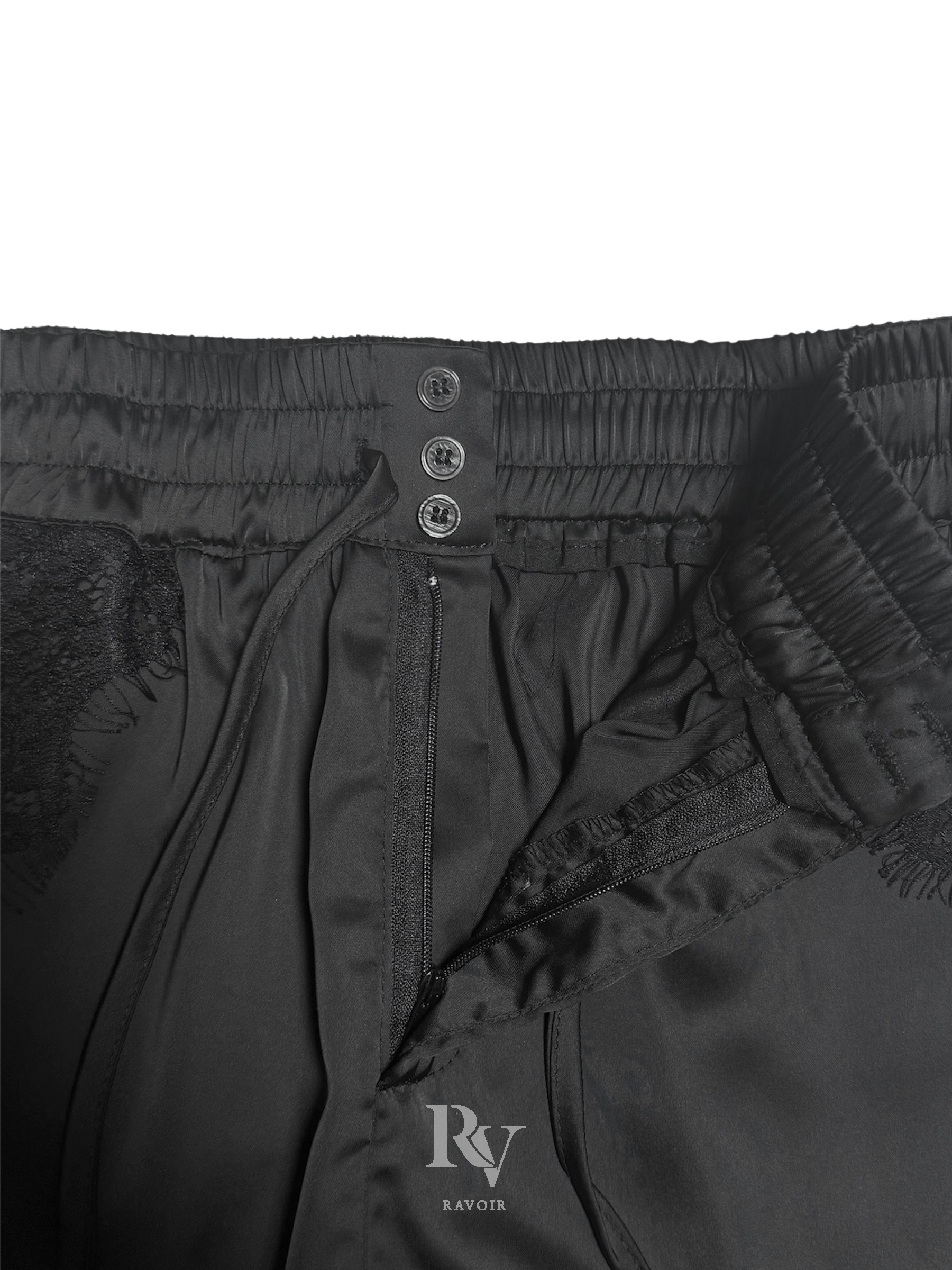 Satin lace shorts (3colors)