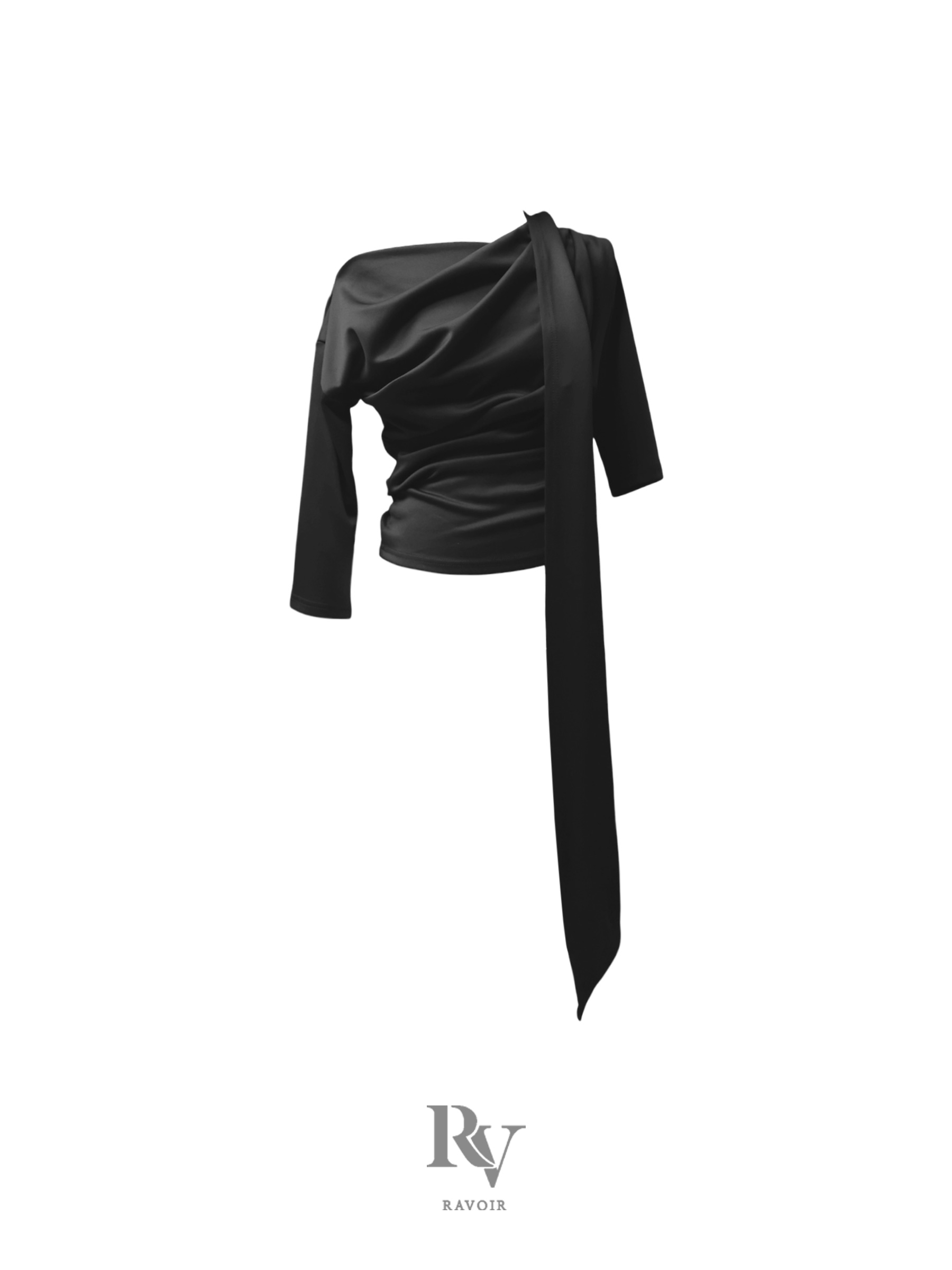 Poise scarf top (5colors)