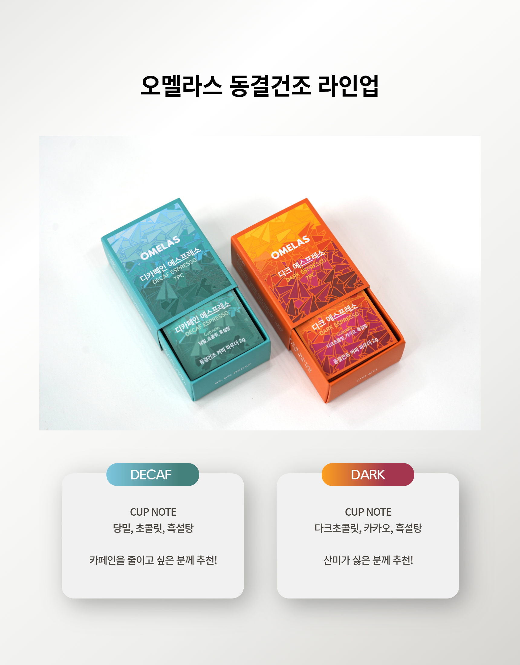 동결건조 에스프레소 2g 7개입, 고소한 다크 블렌딩
