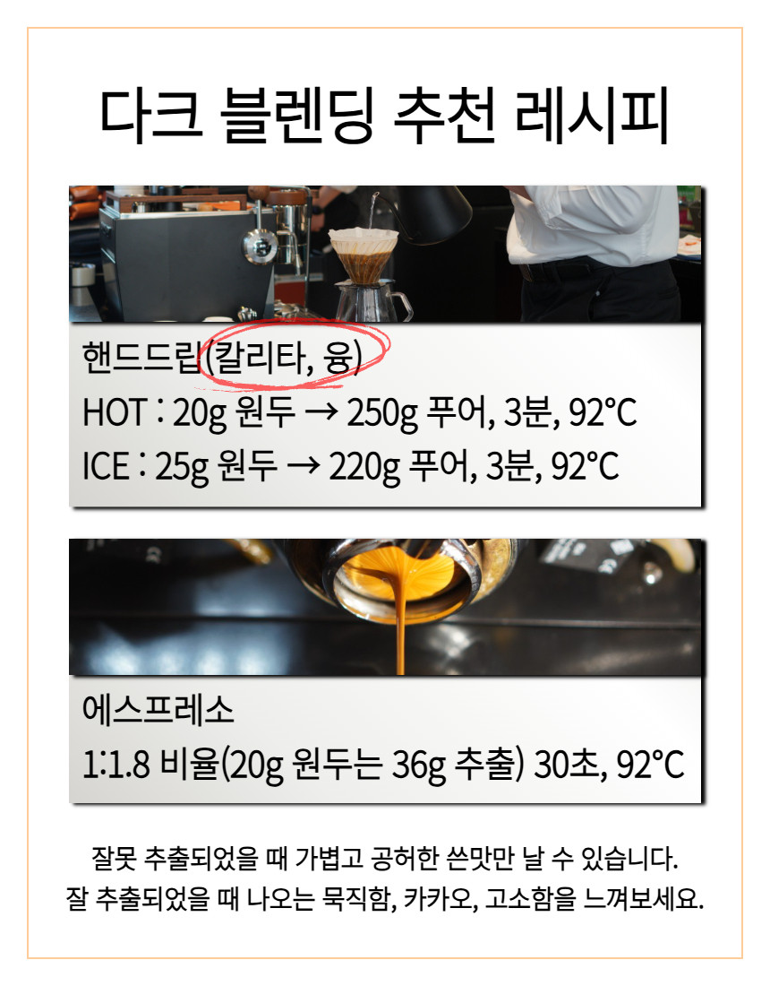 다크 블렌딩(강배전), 묵직한 여운