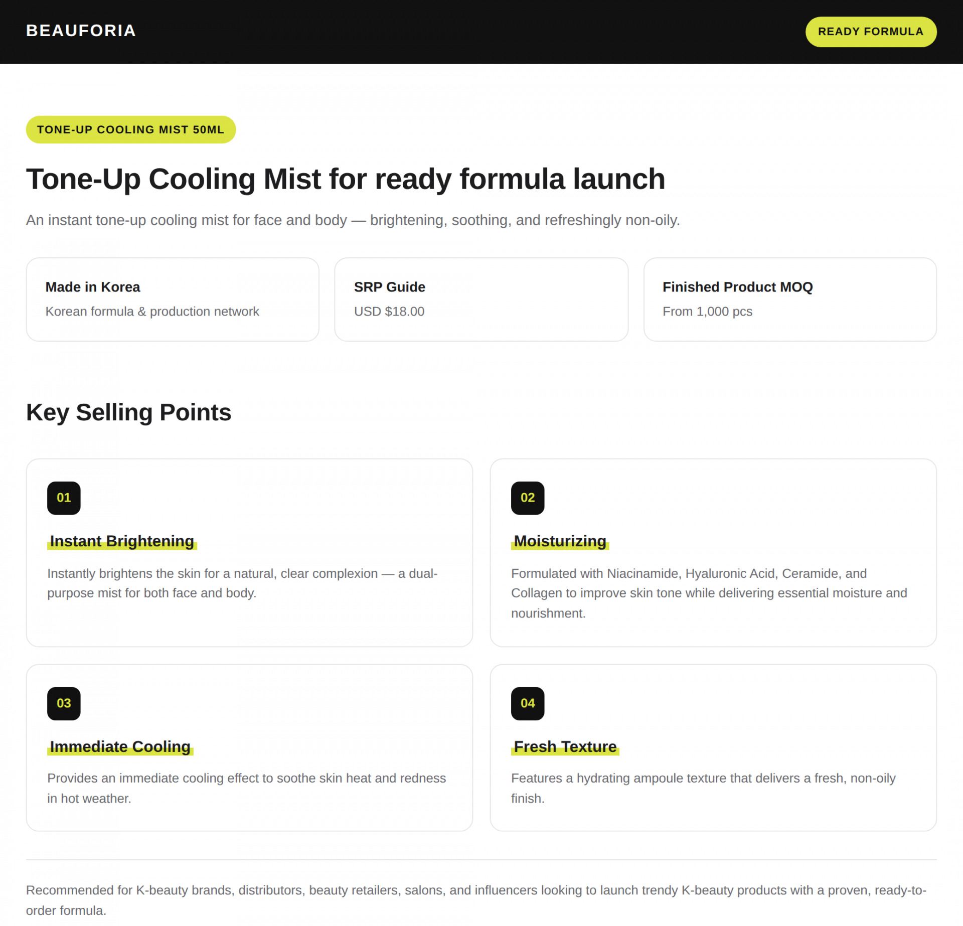 Tone-Up Cooling Mist 50ml