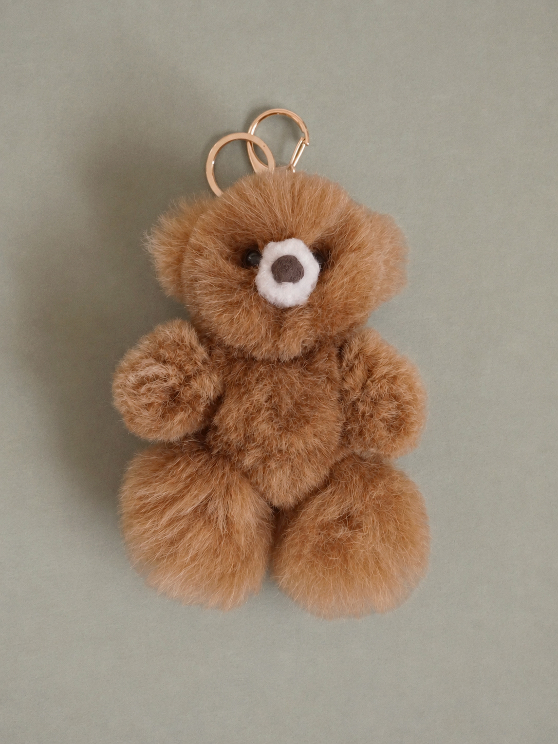 Alpaca Teddy Bear Keyring No.7