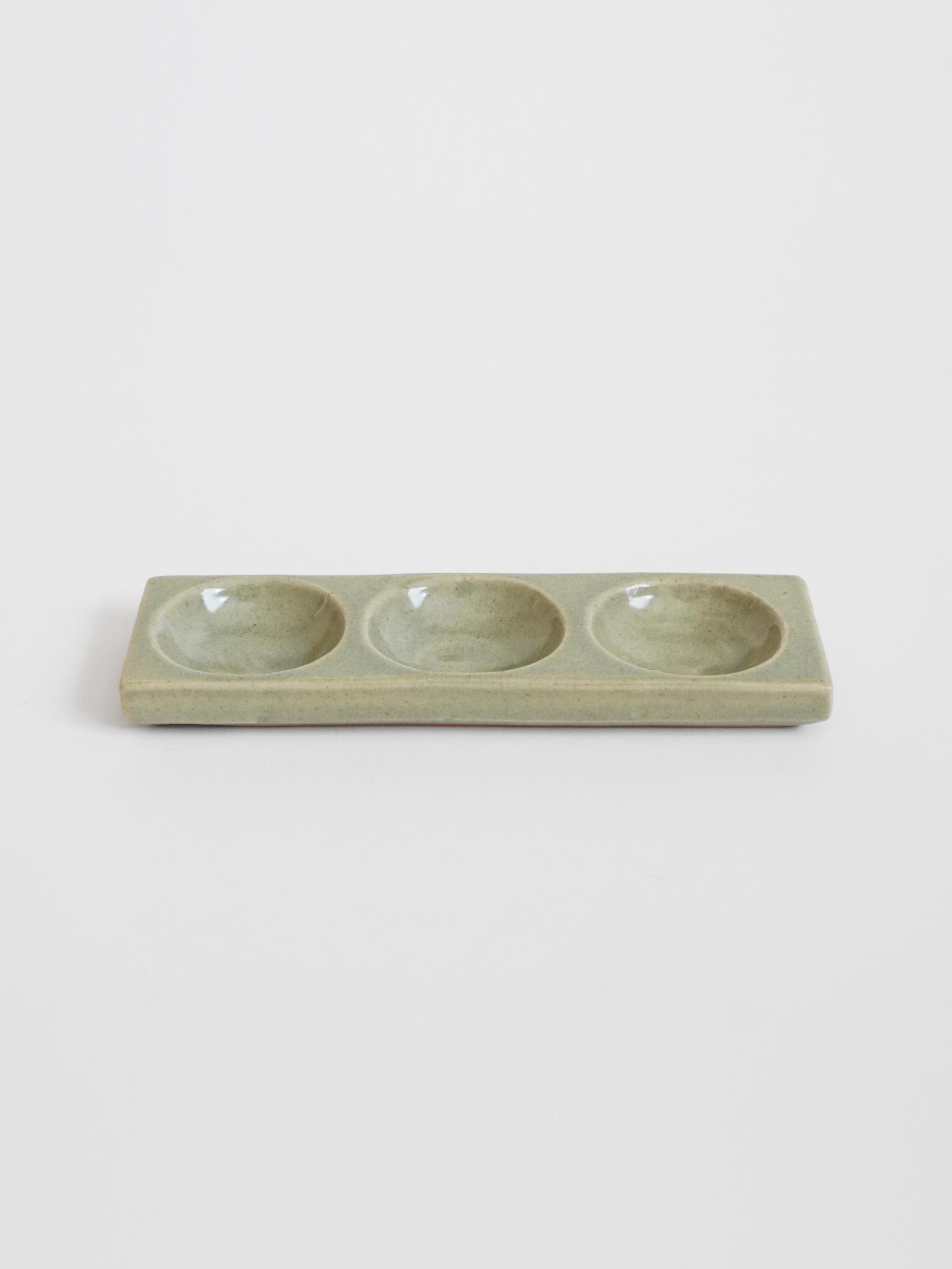 Round Brick Sauce Bowl - 3구