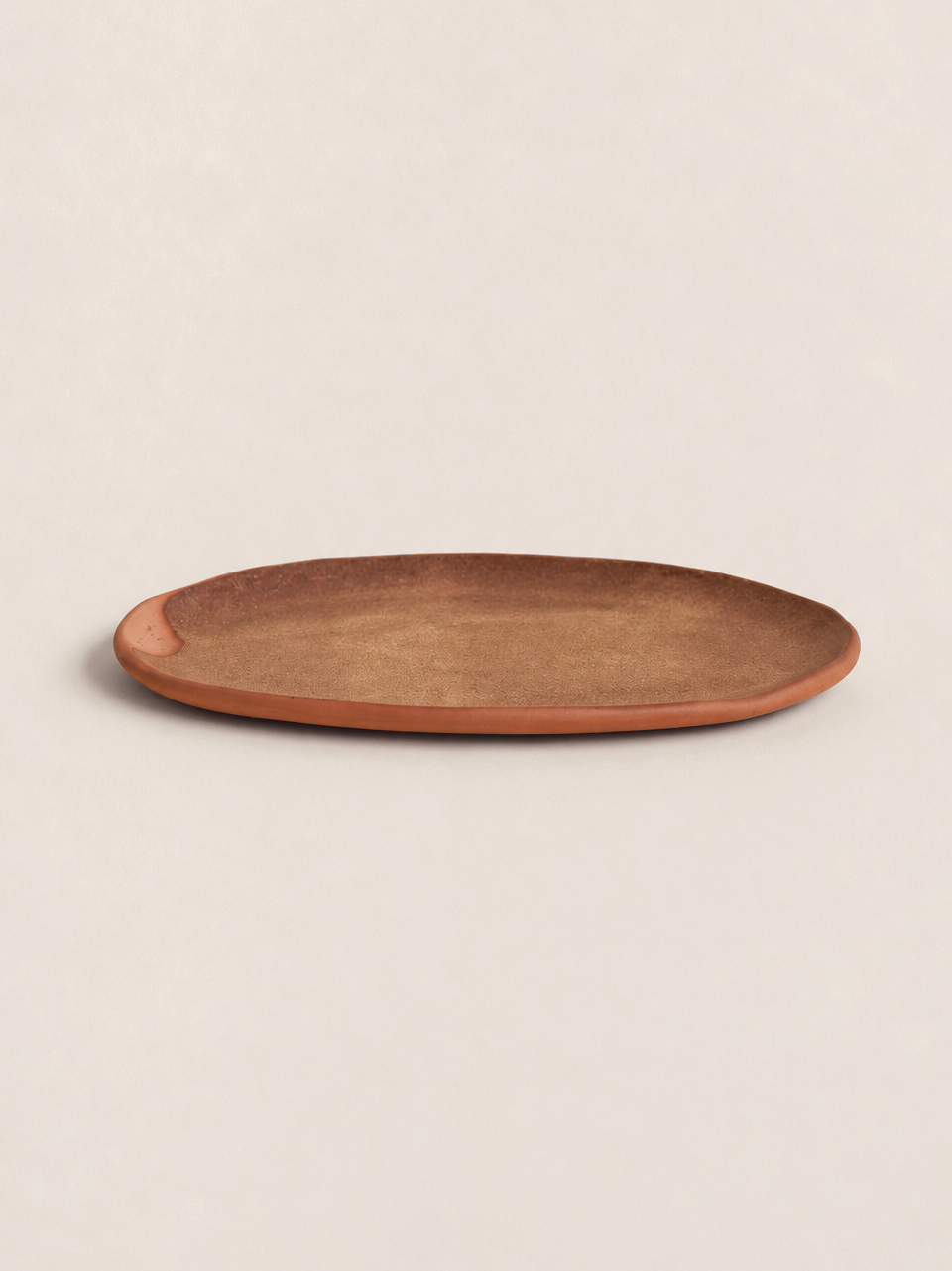 Olive Plate - Brown