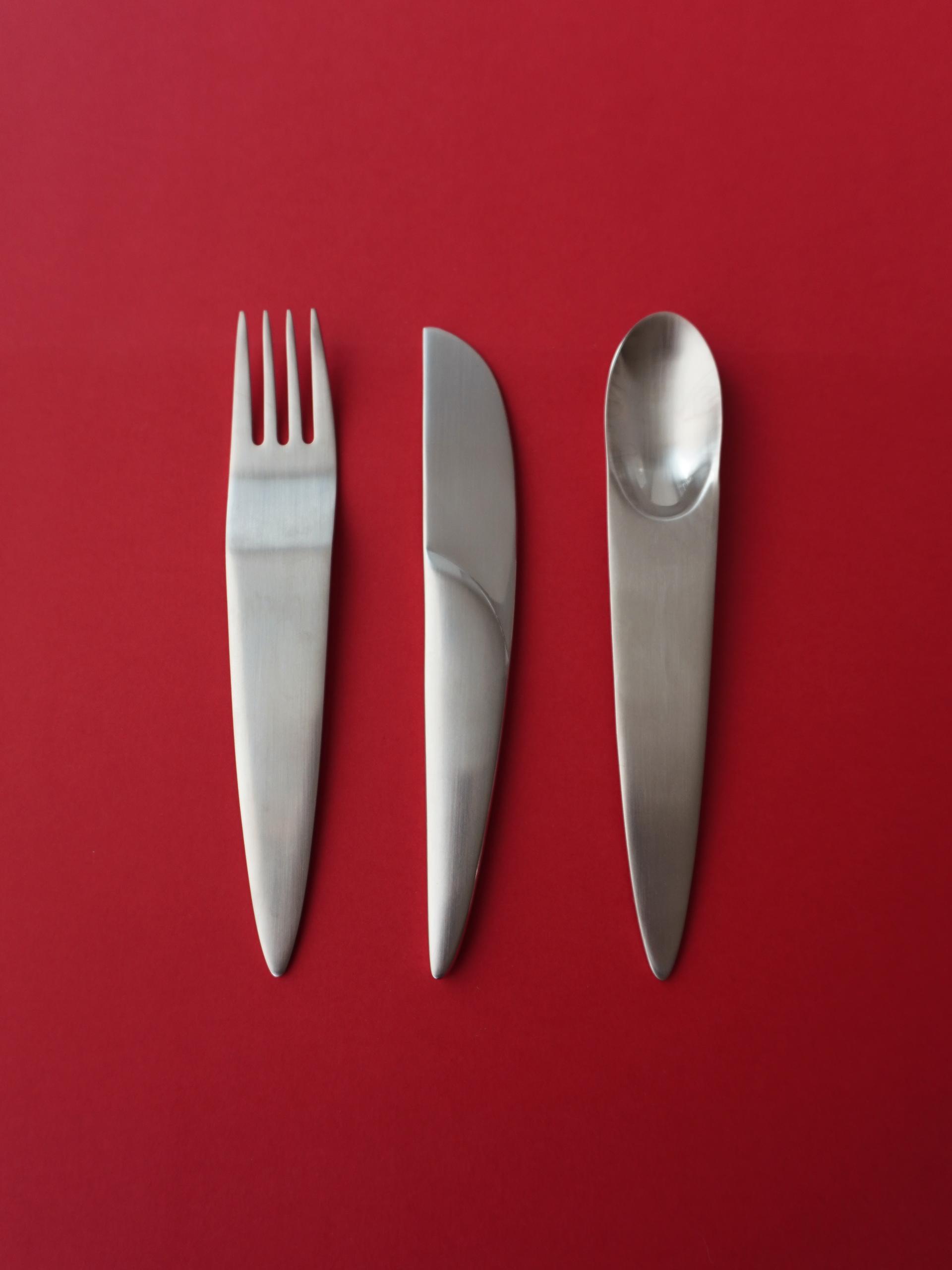 Modern Steel Cutlery - 3 Type