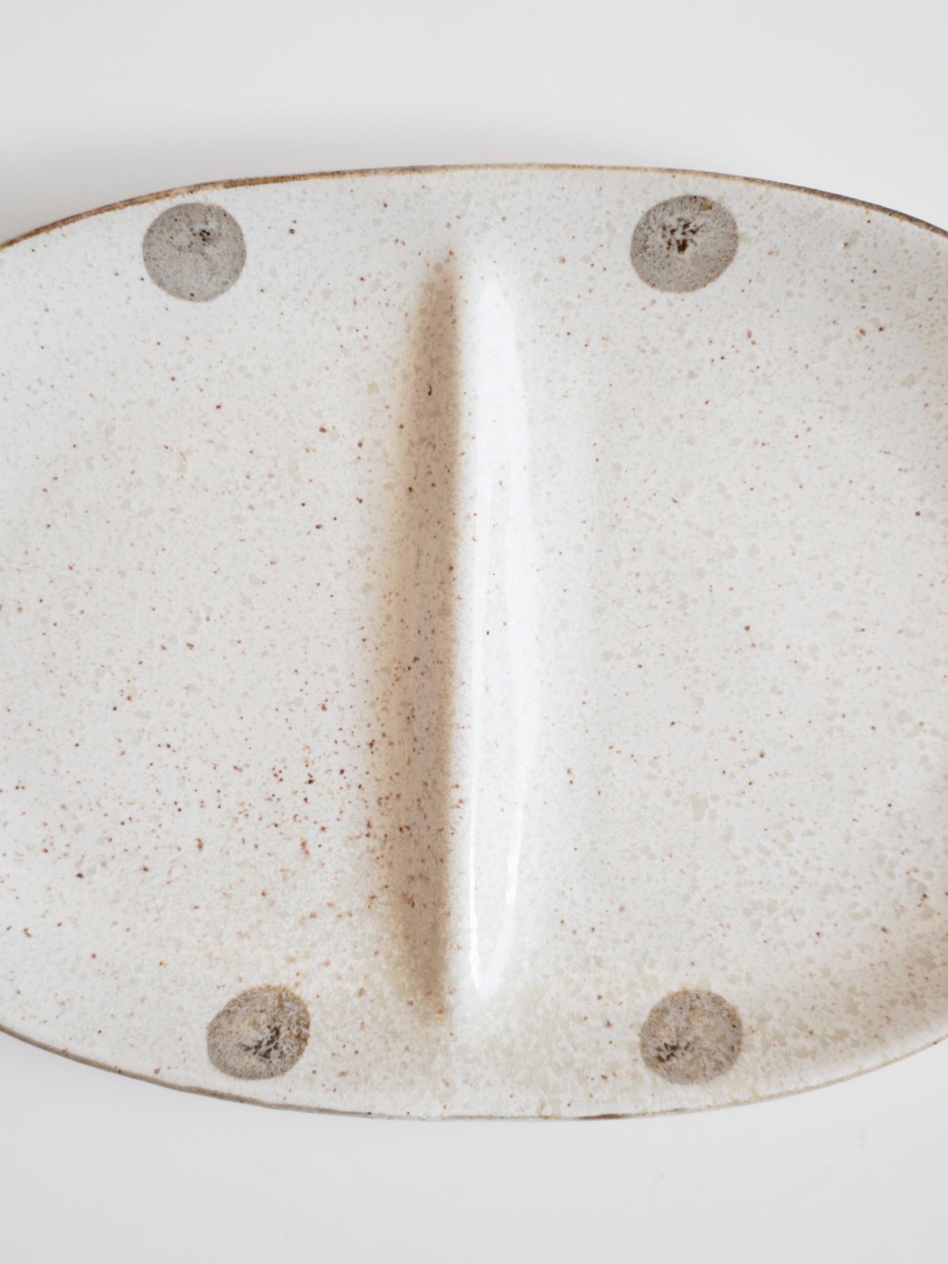 Dot Ceramic Plate - 2구 쉐어