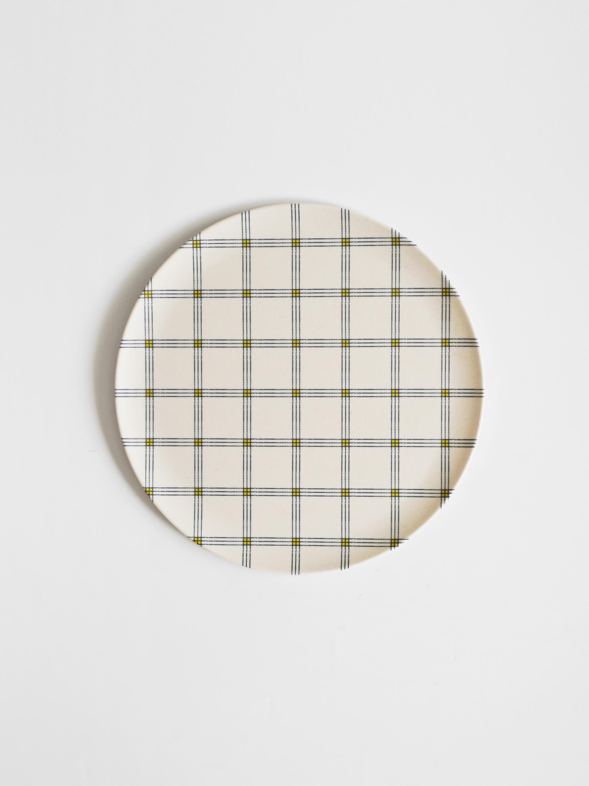 Blue Pattern Picnic Plate (M)
