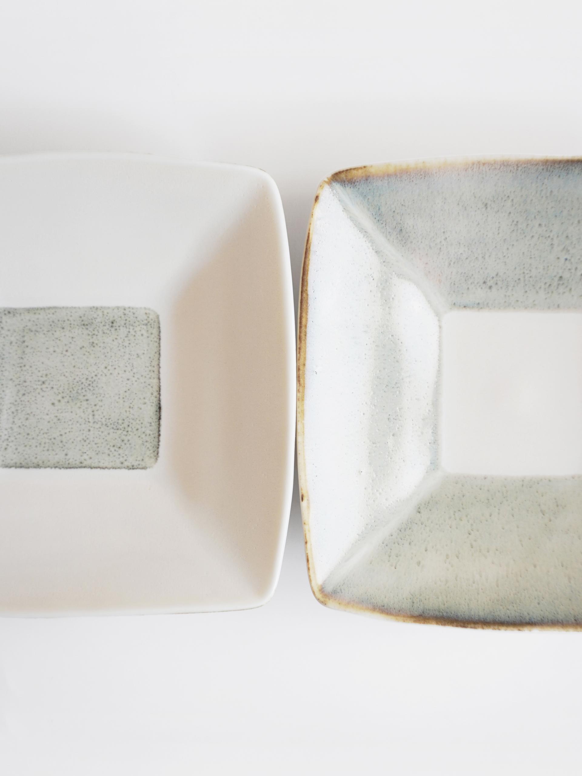 Frame Square Plate - White