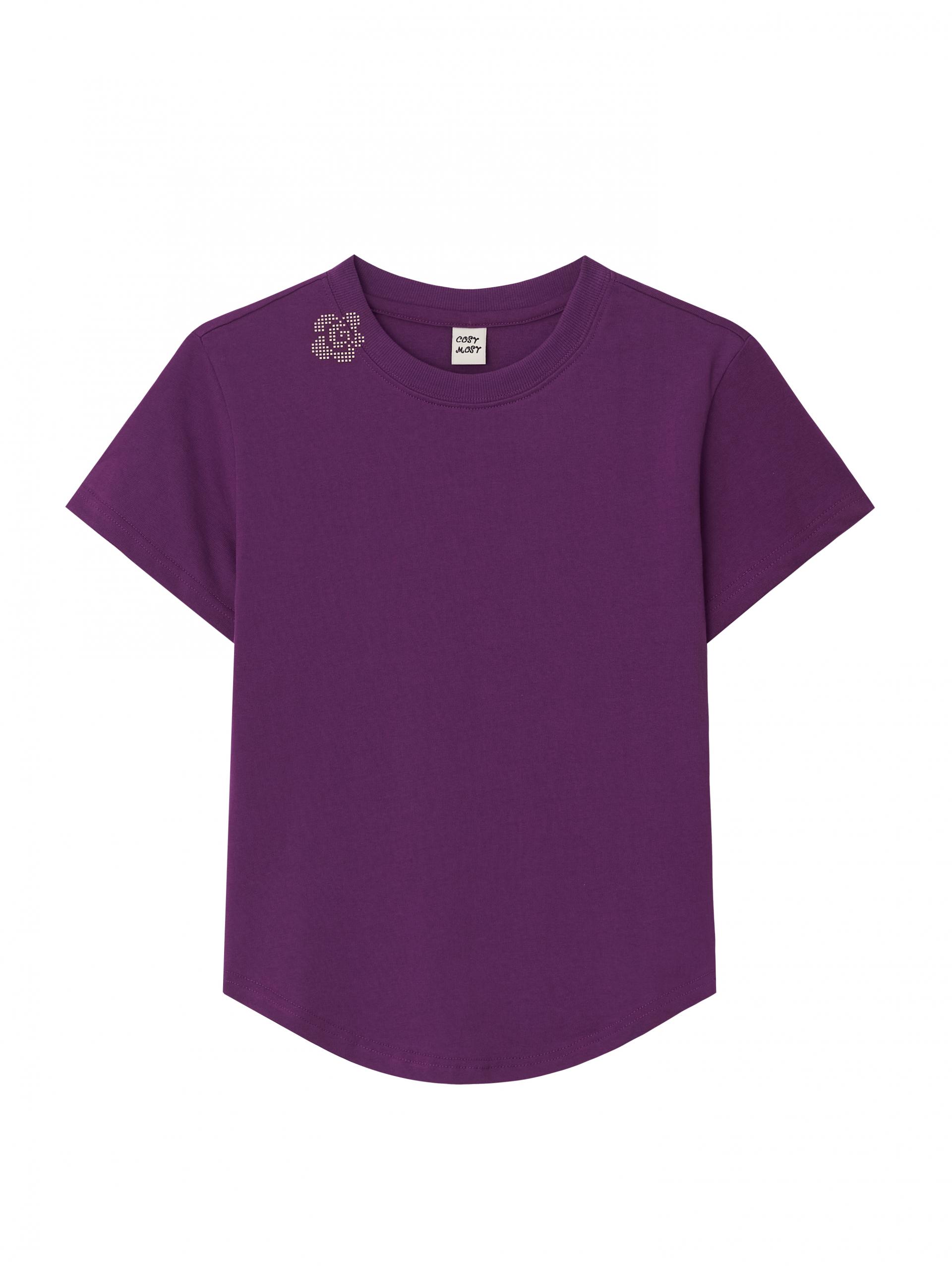 Flower Hunt T Shirt - Purple