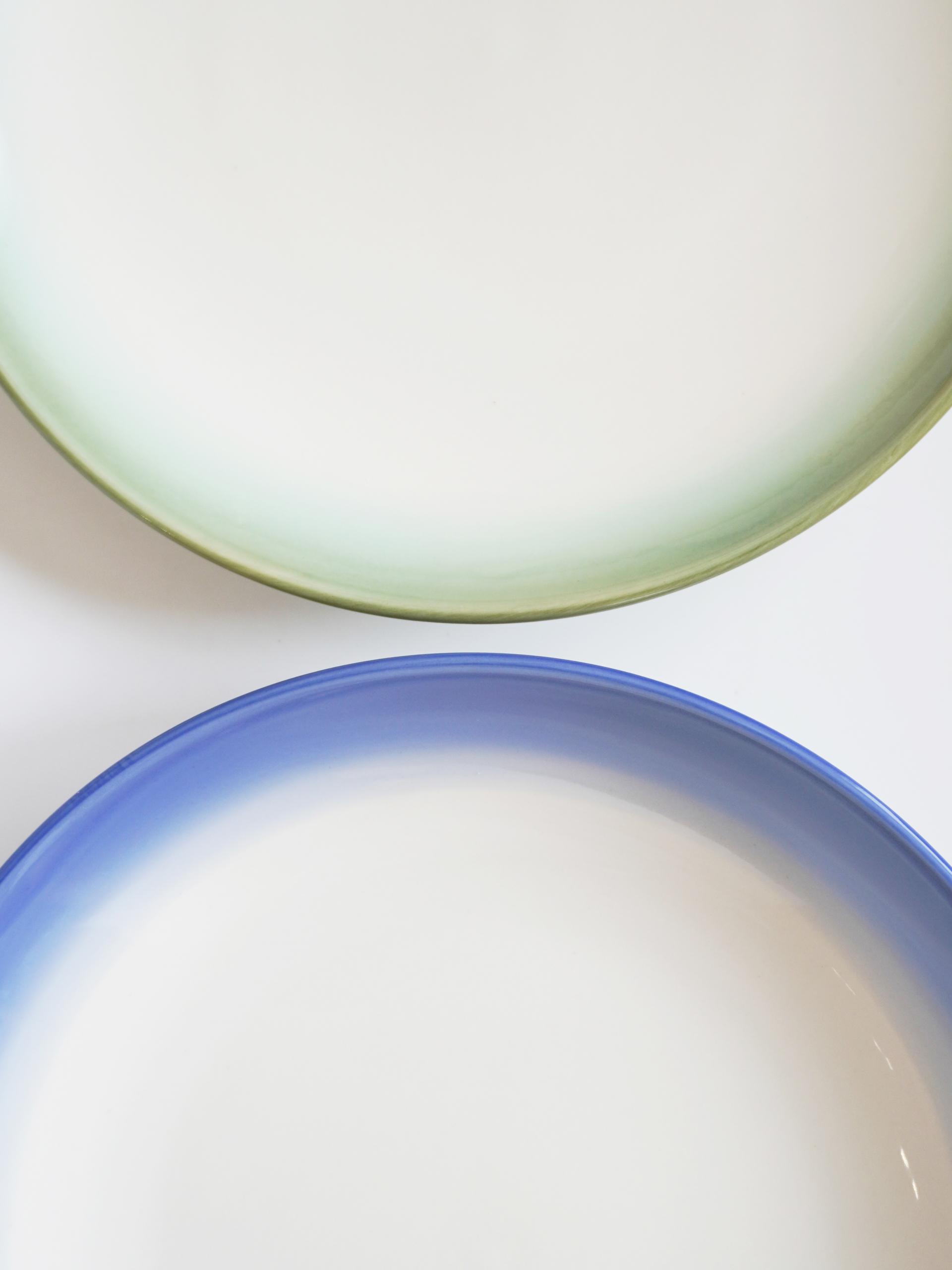 Gradient Dinner Plate - Green