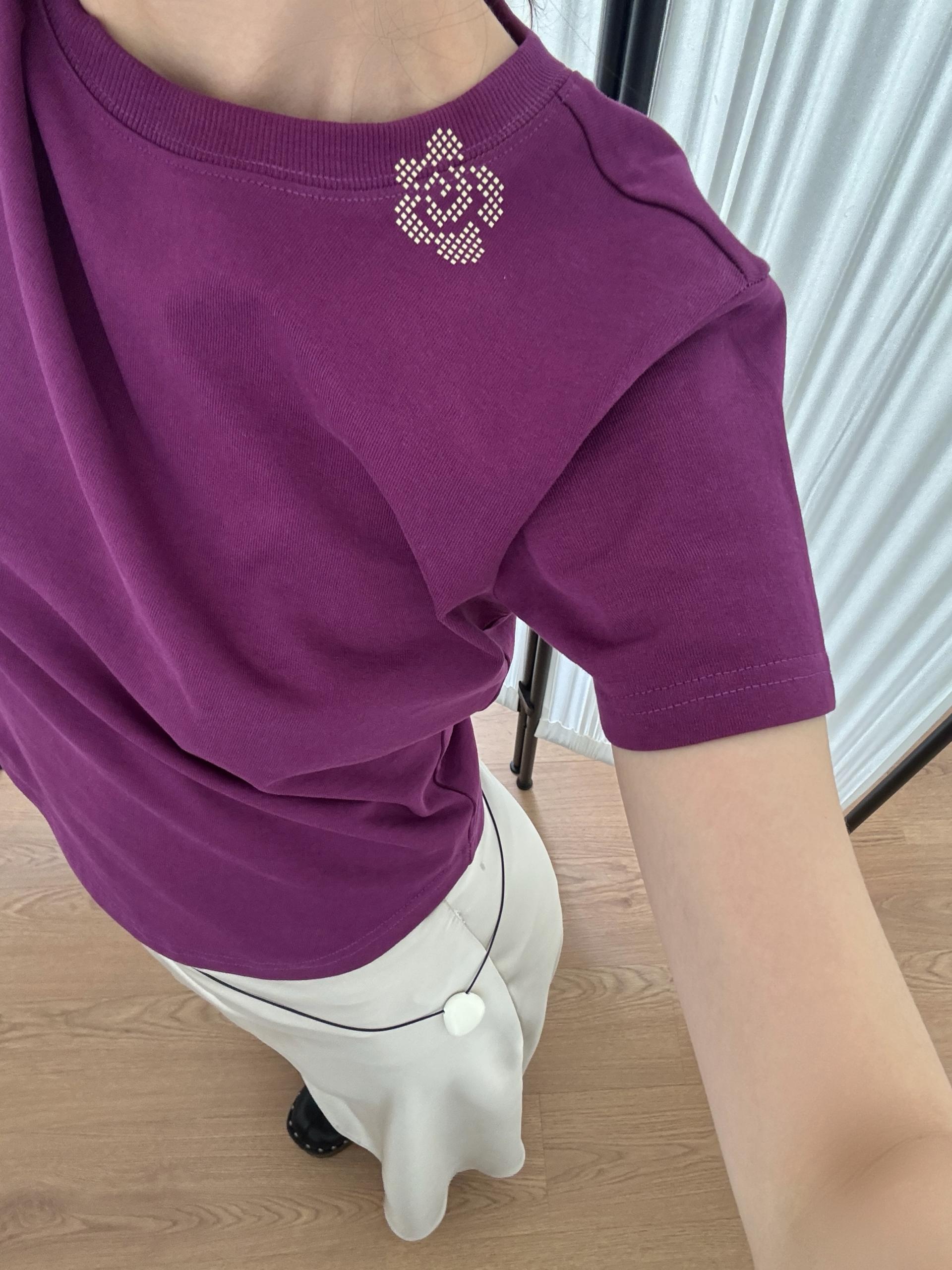 Flower Hunt T Shirt - Purple