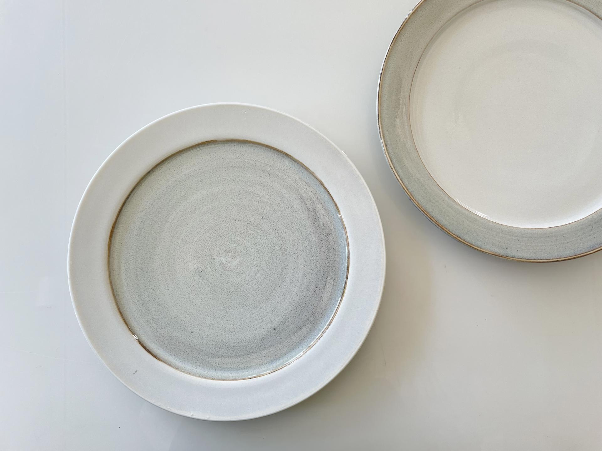Natural Two Tone Plate - Green