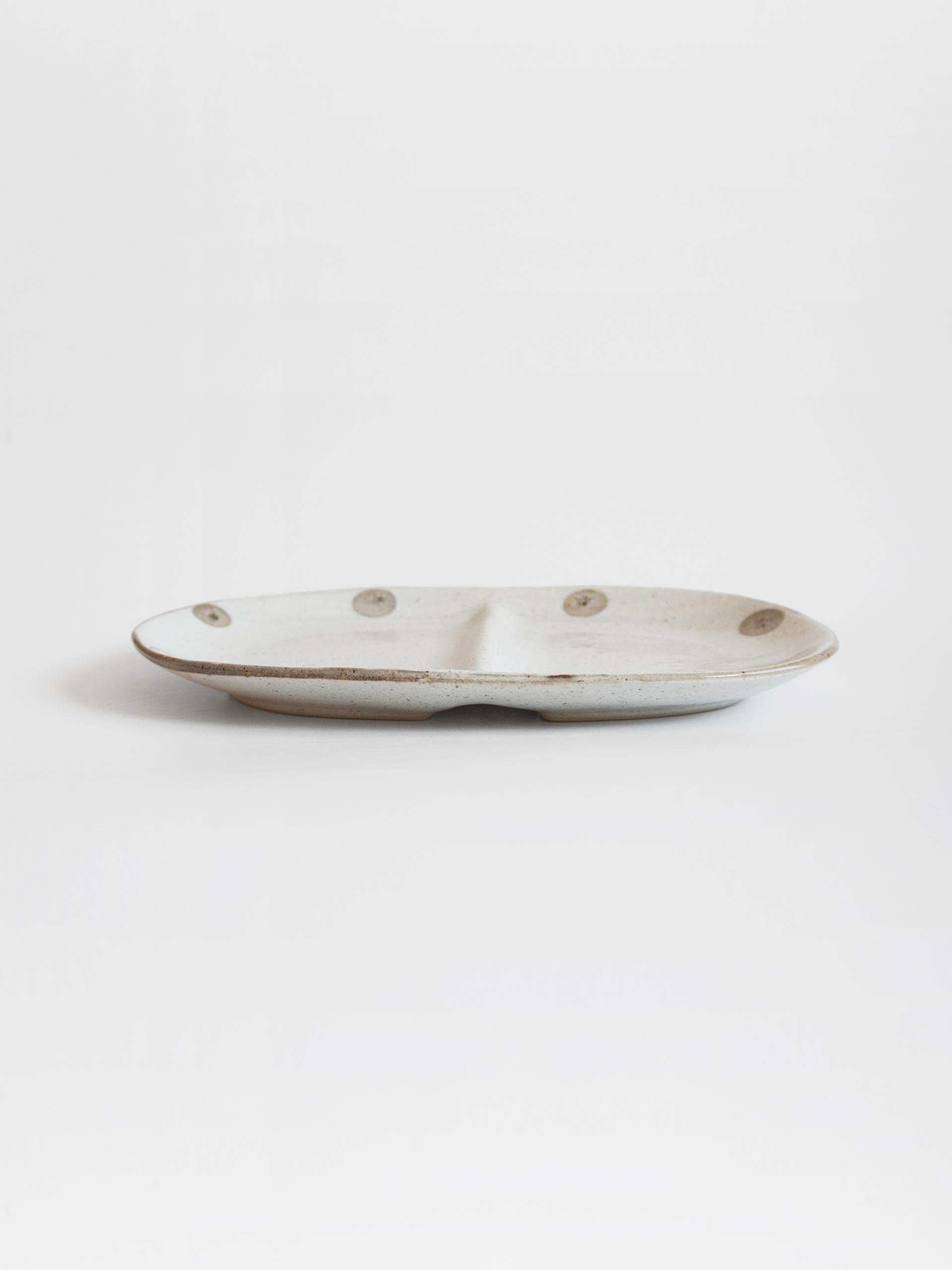 Dot Ceramic Plate - 2구 쉐어