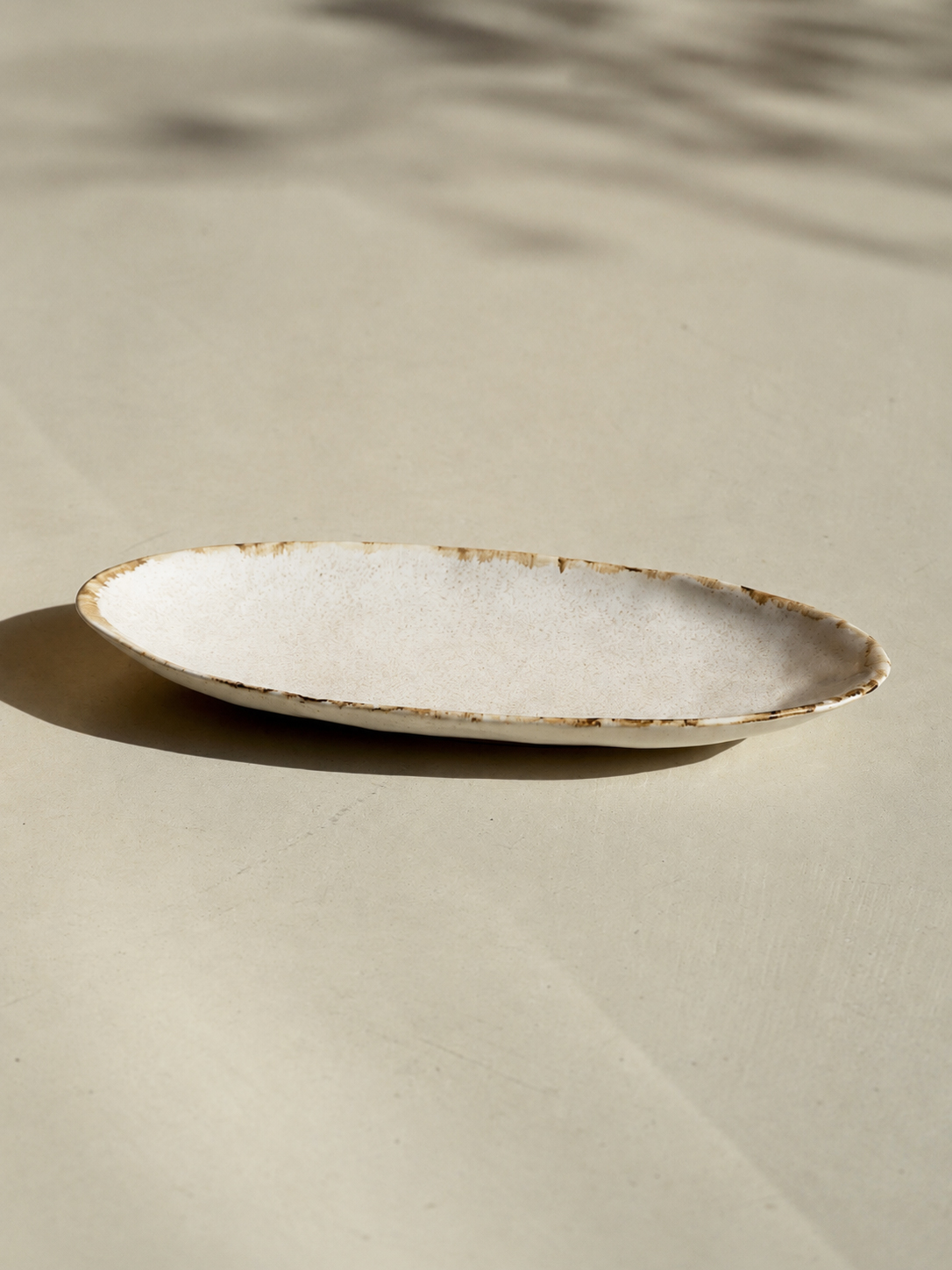 Long Plate - Oat Beige