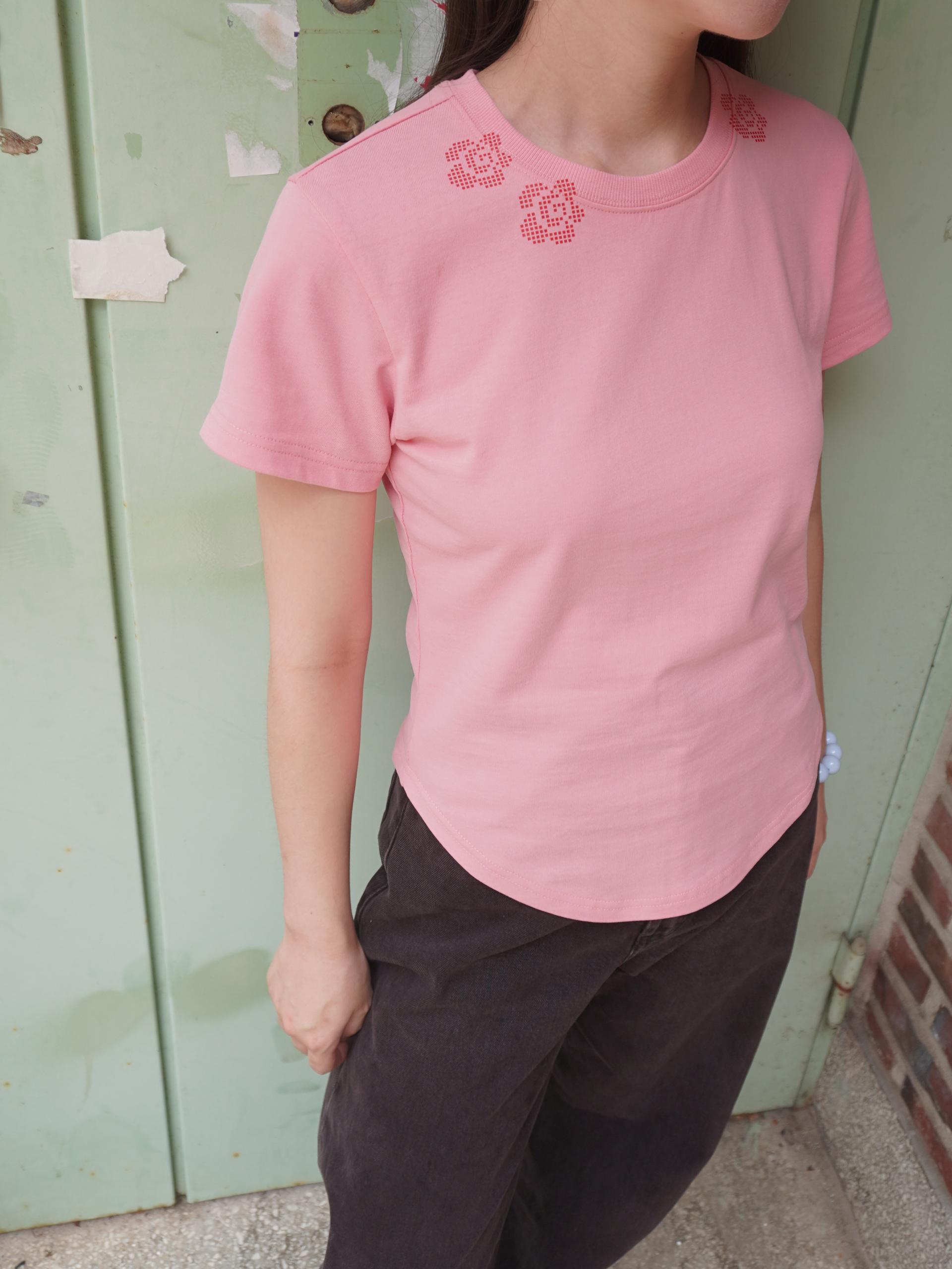 Flower Hunt T Shirt - Pink