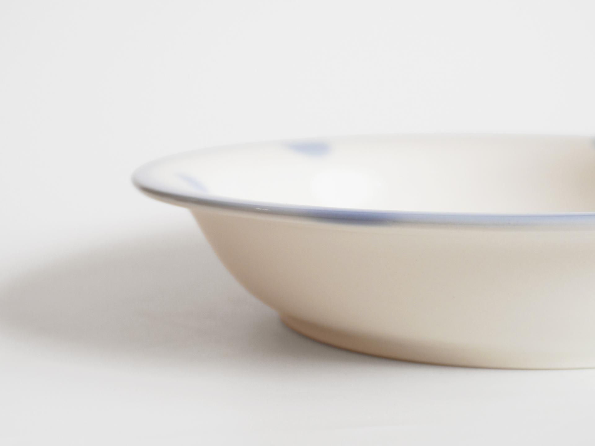 Milk Blue Dot Bowl