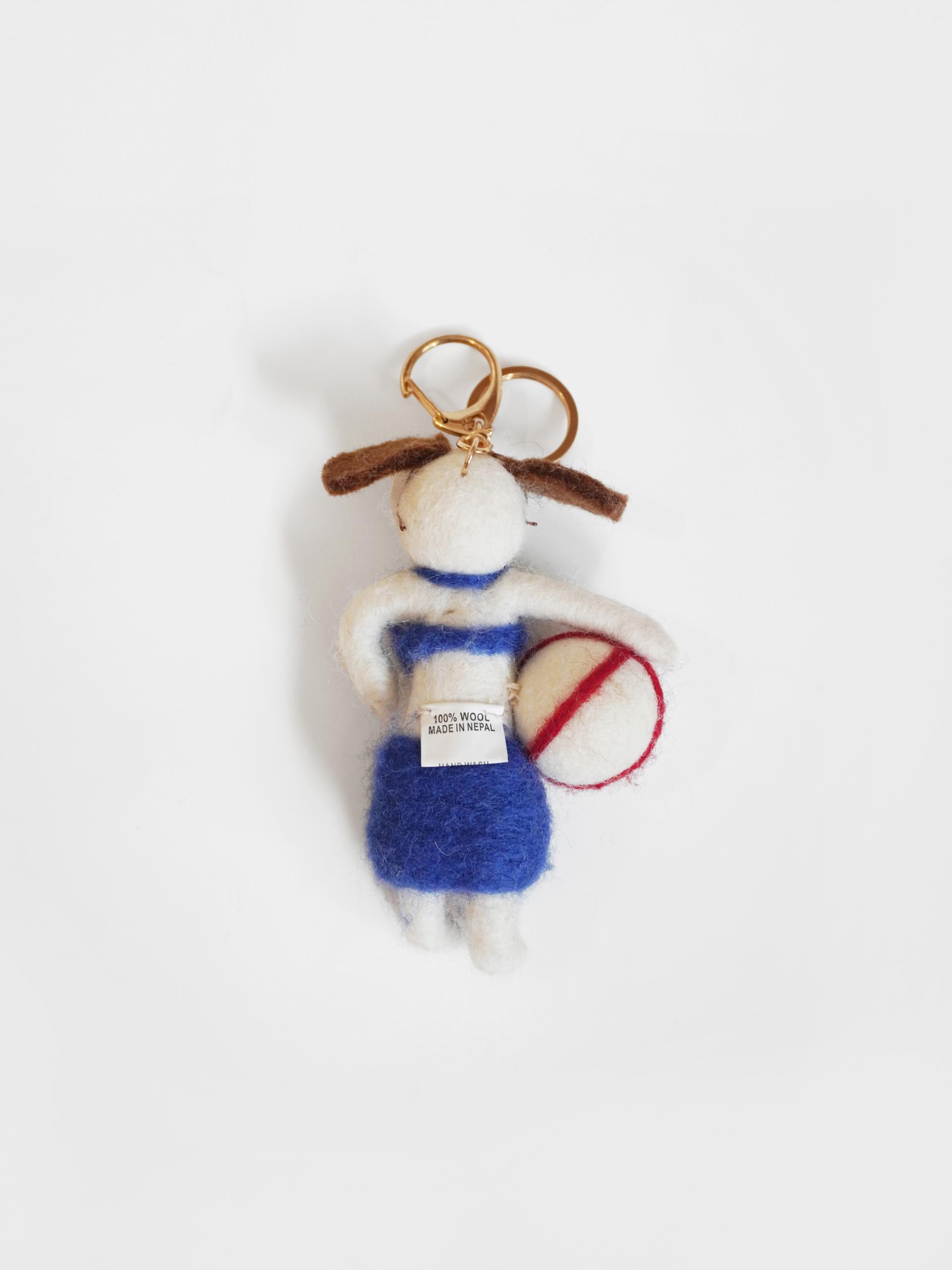 워터볼 바캉스 강아지 Wool Keyring