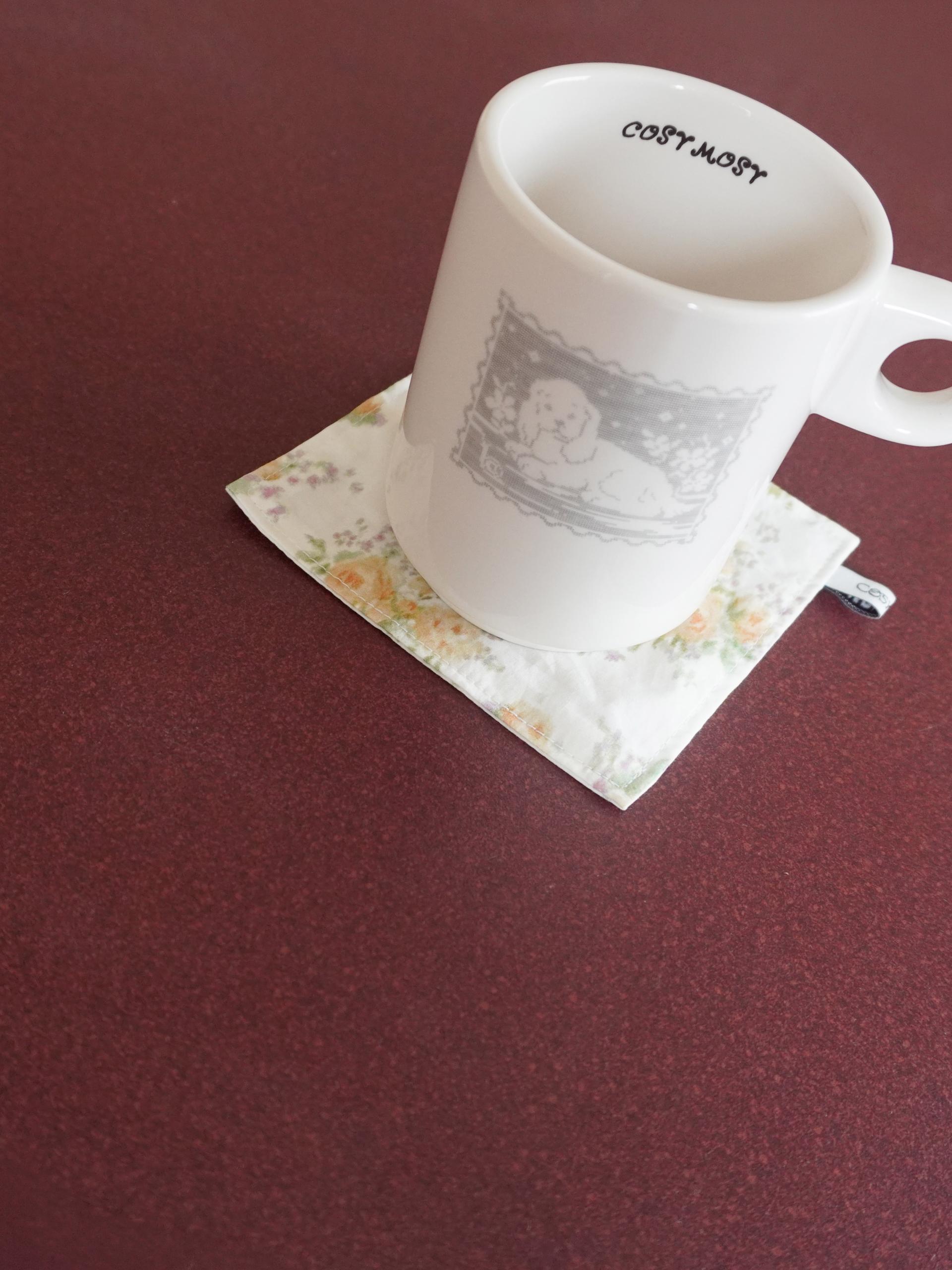 Cottage Rose Kitchen Cloth - Coaster (Yellow)