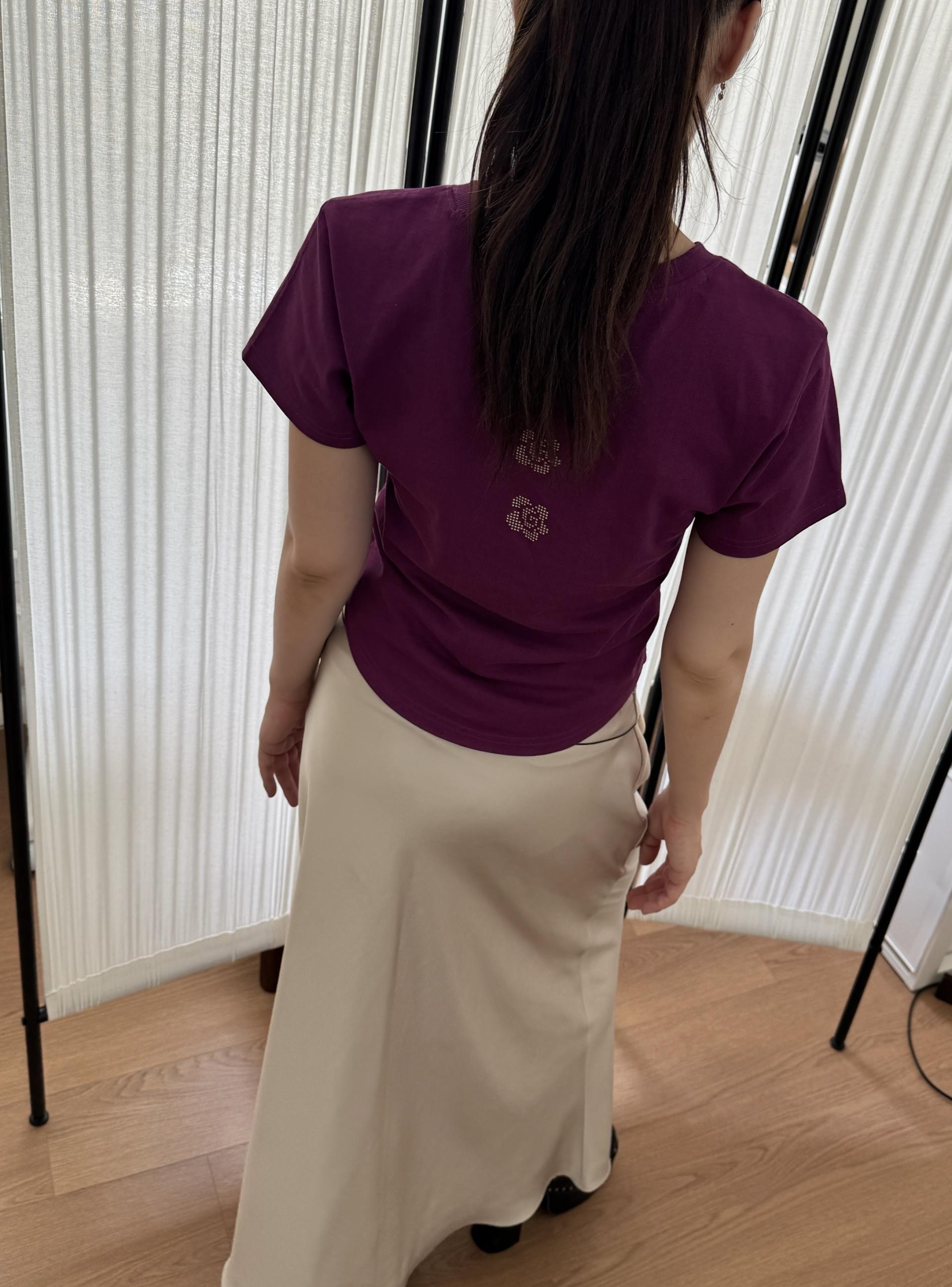 Flower Hunt T Shirt - Purple